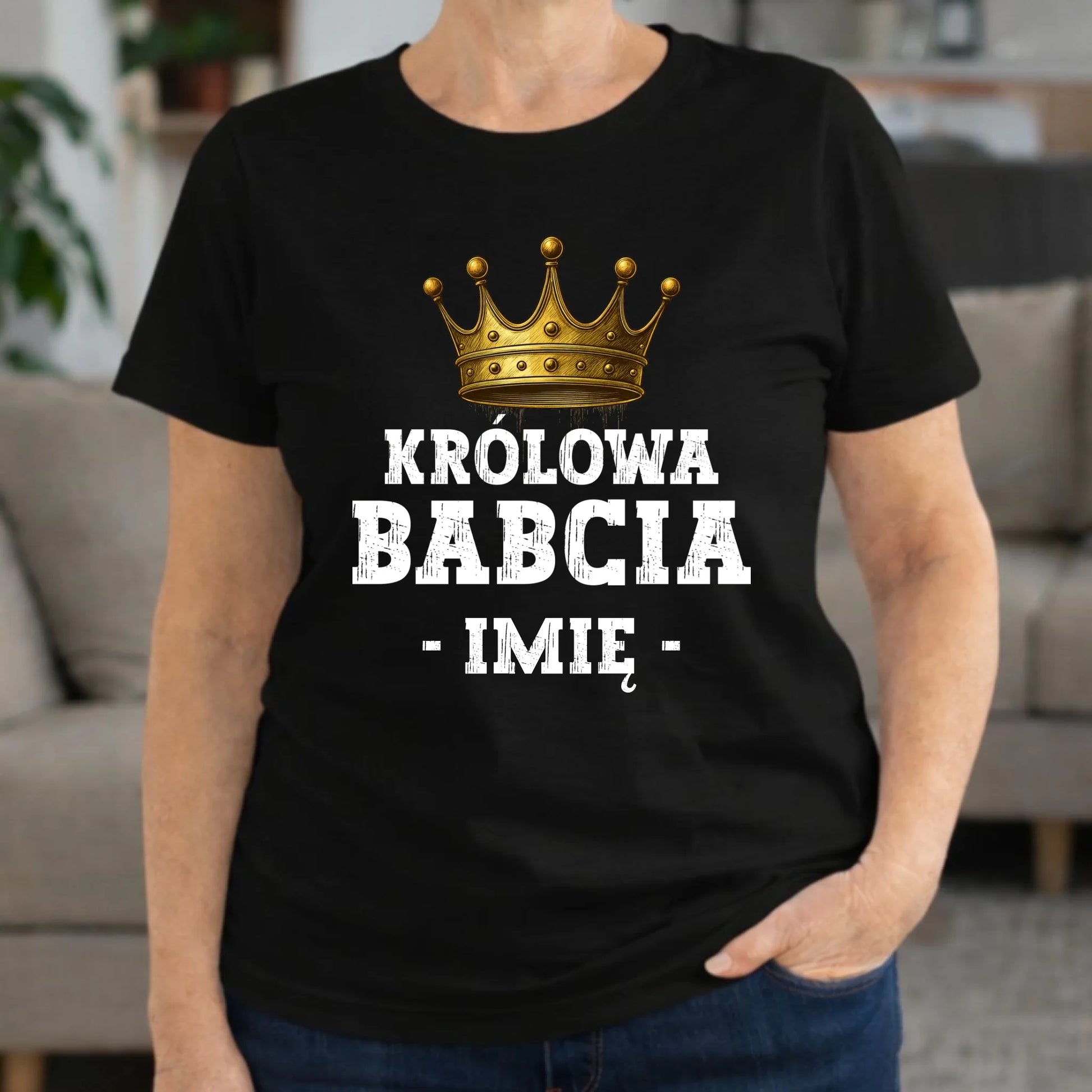 Koszulka dla babci - Królowa Babcia - personalizowana B17 - StoryCups.pl