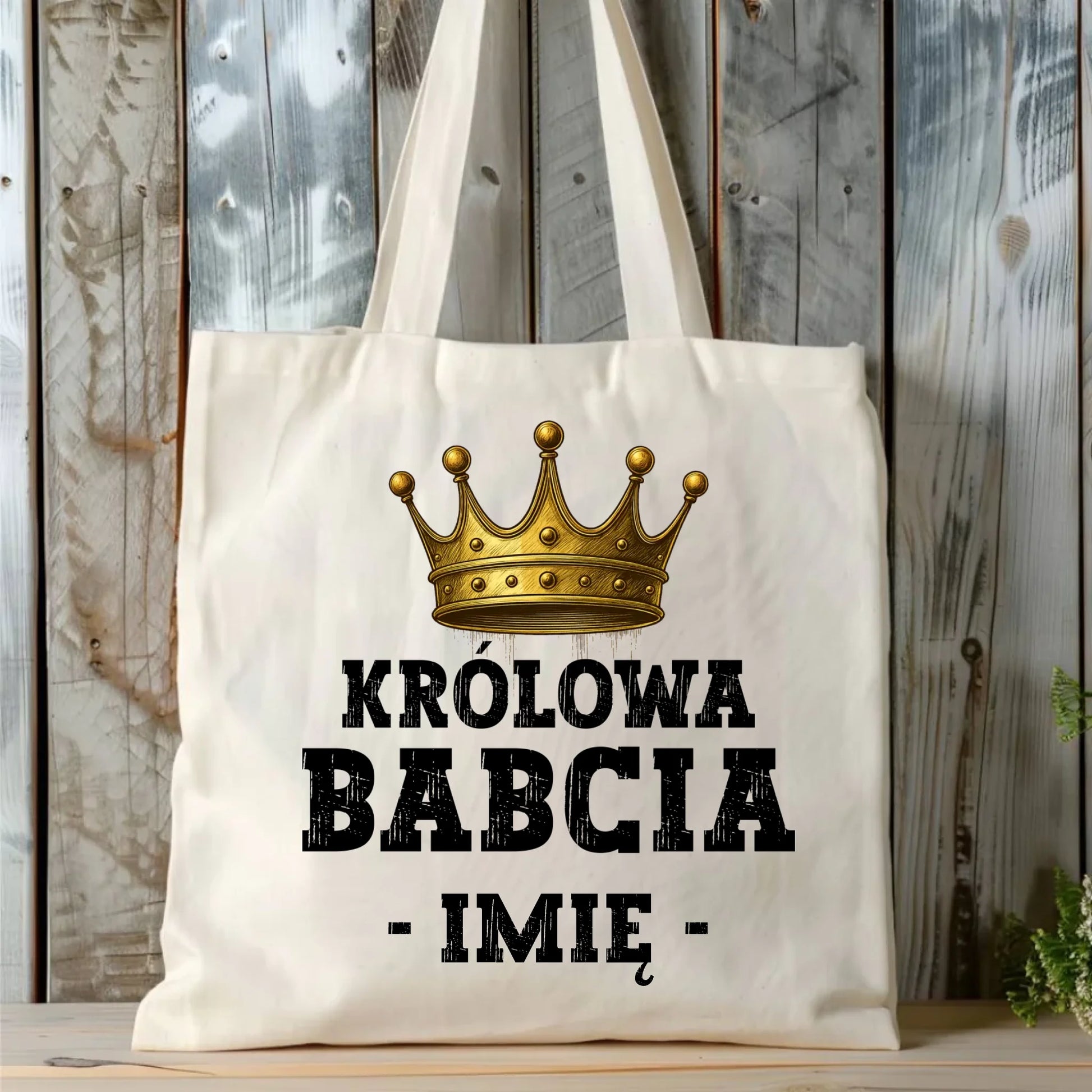 Torba dla babci - Królowa Babcia - personalizowana B17 - StoryCups.pl