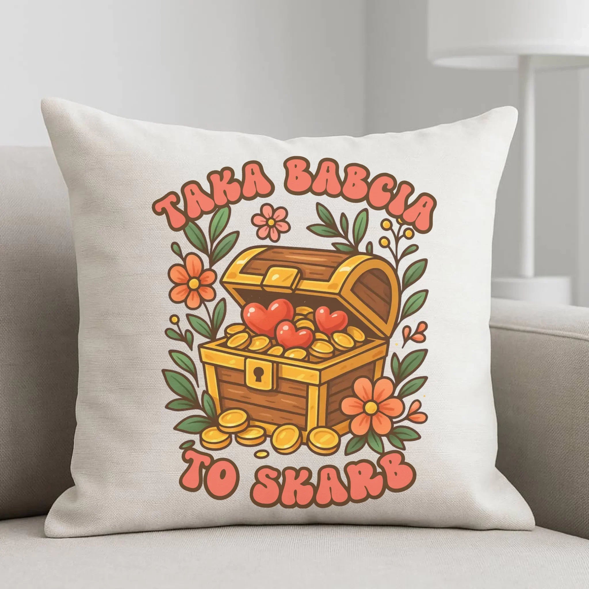 Poduszka dla babci - Taka Babcia to skarb B19 - StoryCups.pl