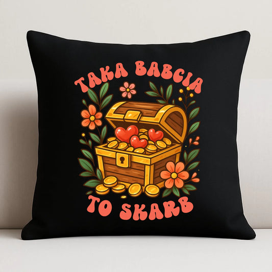 Poduszka dekoracyjna dla babci - Taka Babcia to skarb B19 - StoryCups.pl