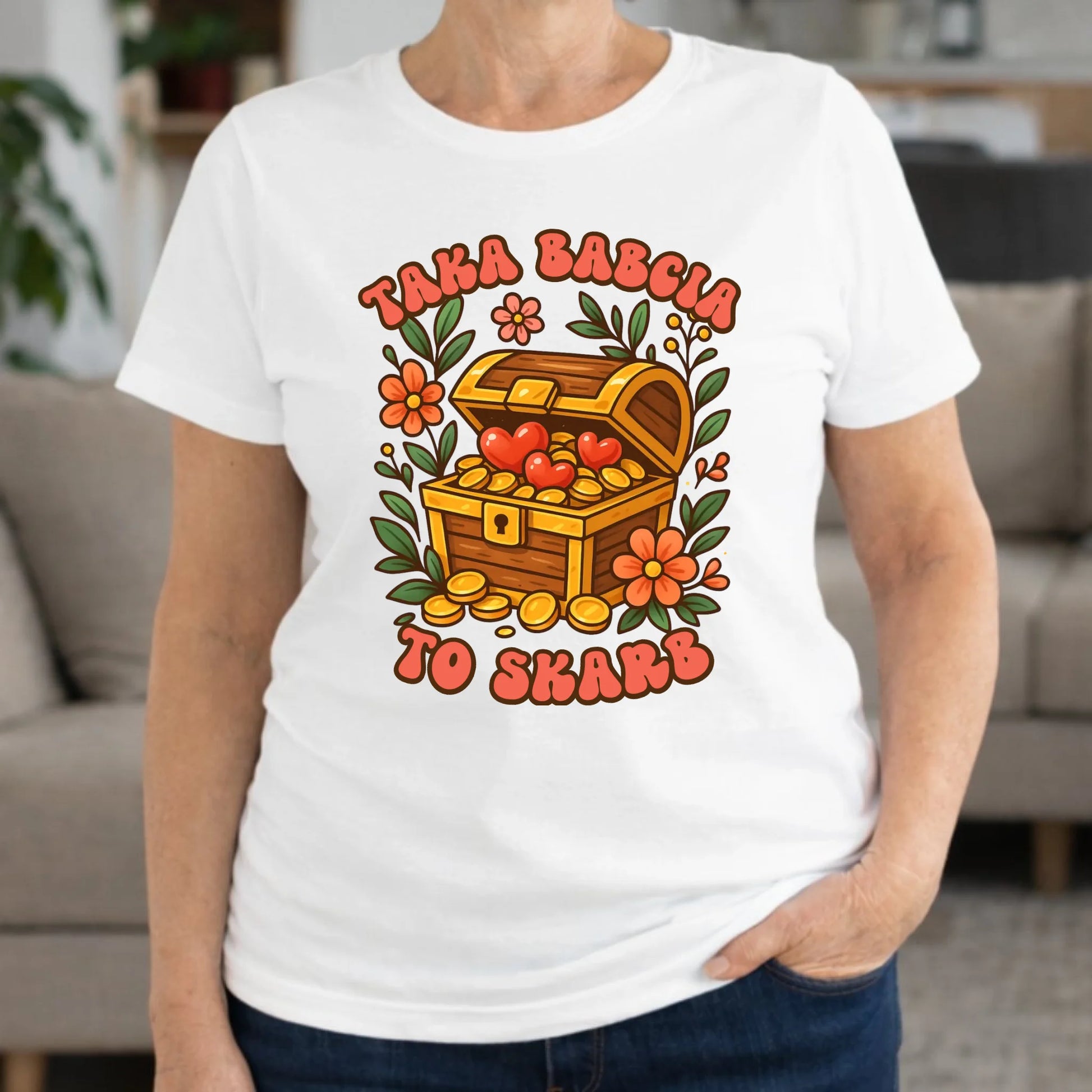 Koszulka dla babci - Taka Babcia to skarb B19 - StoryCups.pl