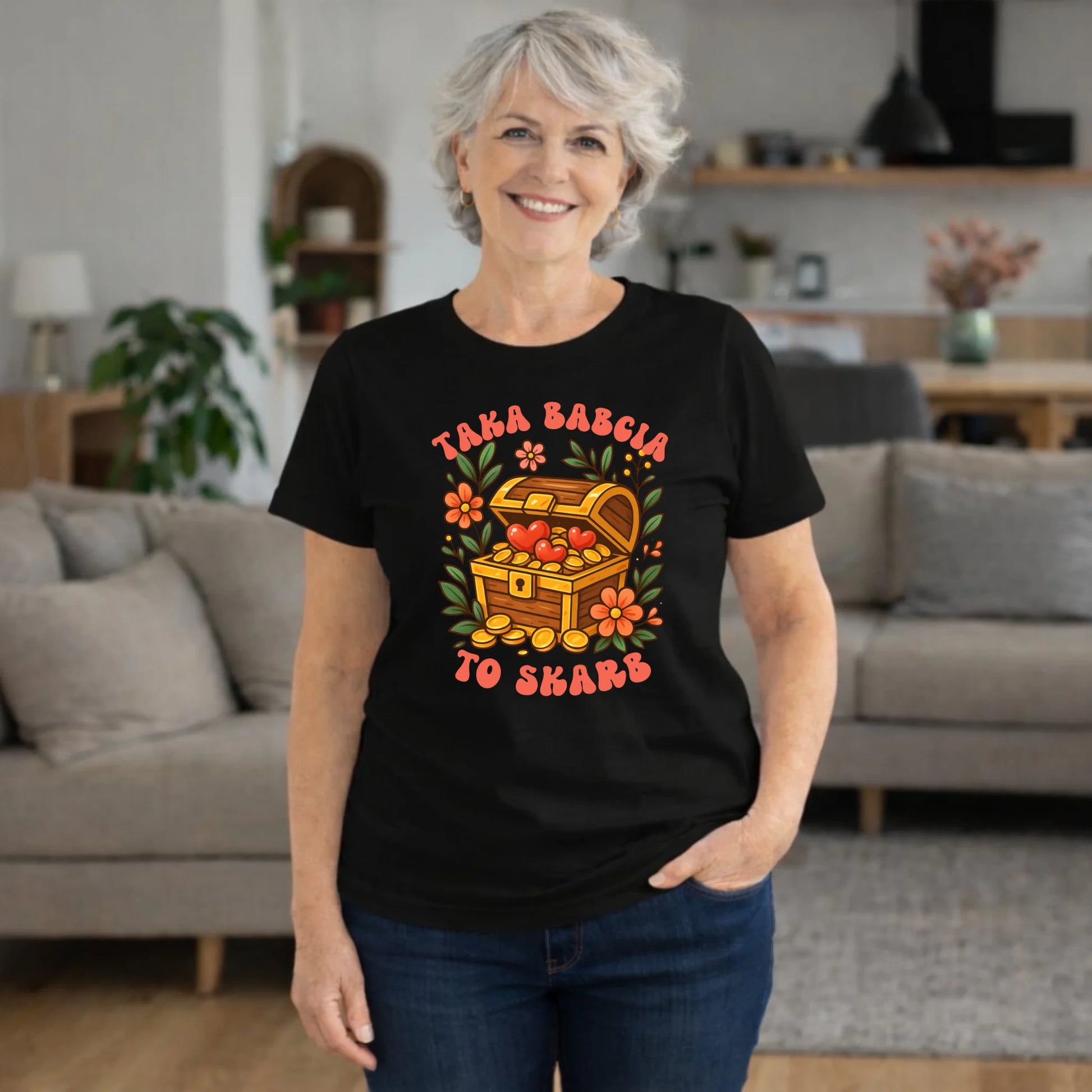 Koszulka dla babci - Taka Babcia to skarb B19 - StoryCups.pl