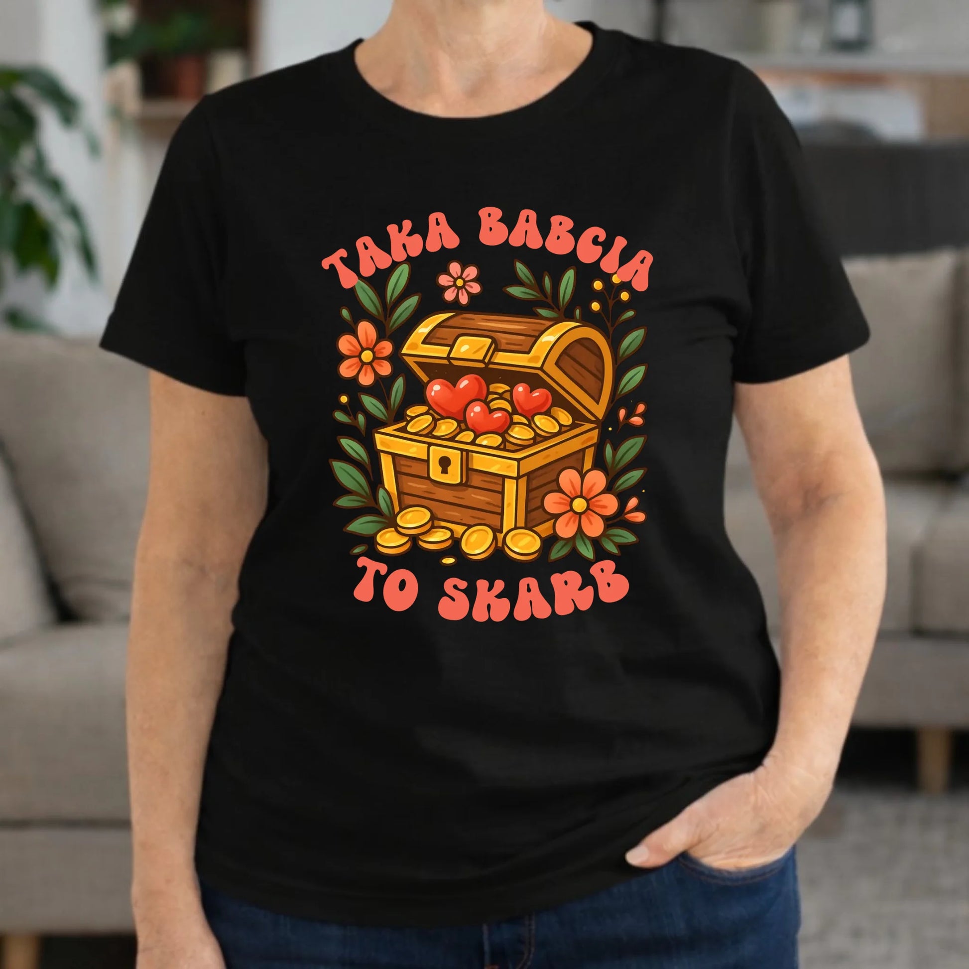 Koszulka dla babci - Taka Babcia to skarb B19 - StoryCups.pl