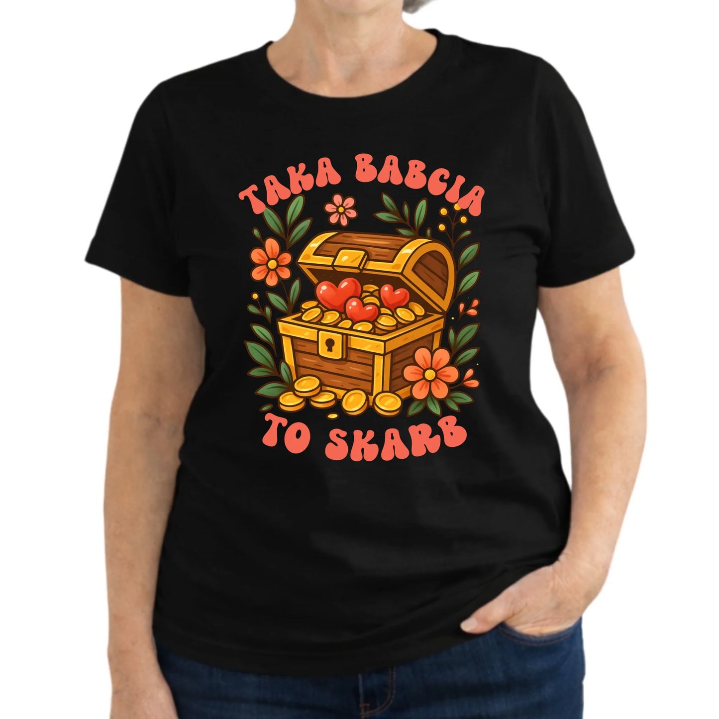 Koszulka dla babci - Taka Babcia to skarb B19 - StoryCups.pl