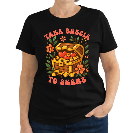 Koszulka dla babci - Taka Babcia to skarb B19 - StoryCups.pl