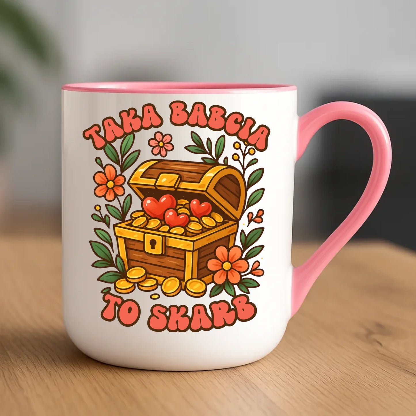 Kubek elegant dla babci - Taka Babcia to skarb B19 - StoryCups.pl