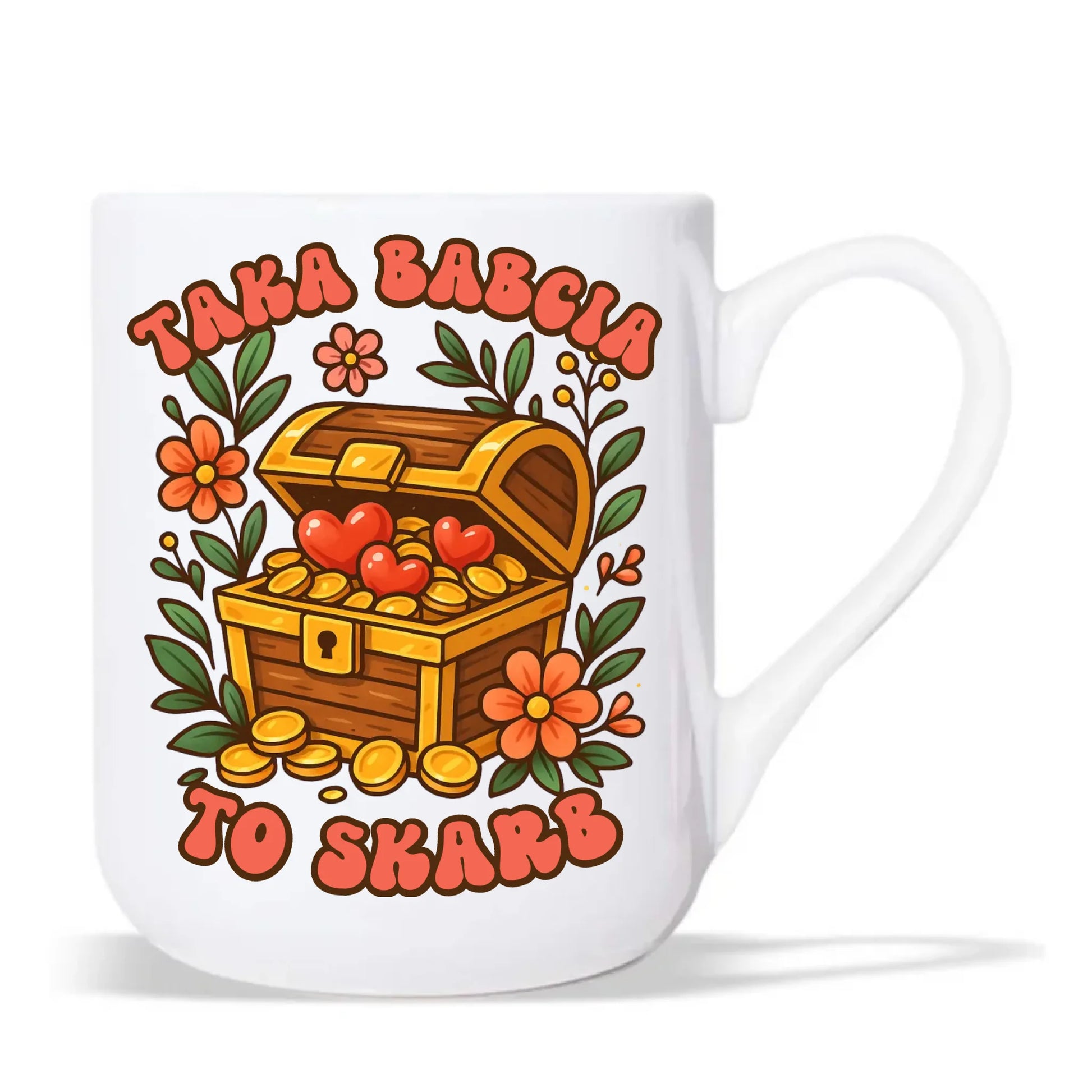 Kubek elegant dla babci - Taka Babcia to skarb B19 - StoryCups.pl