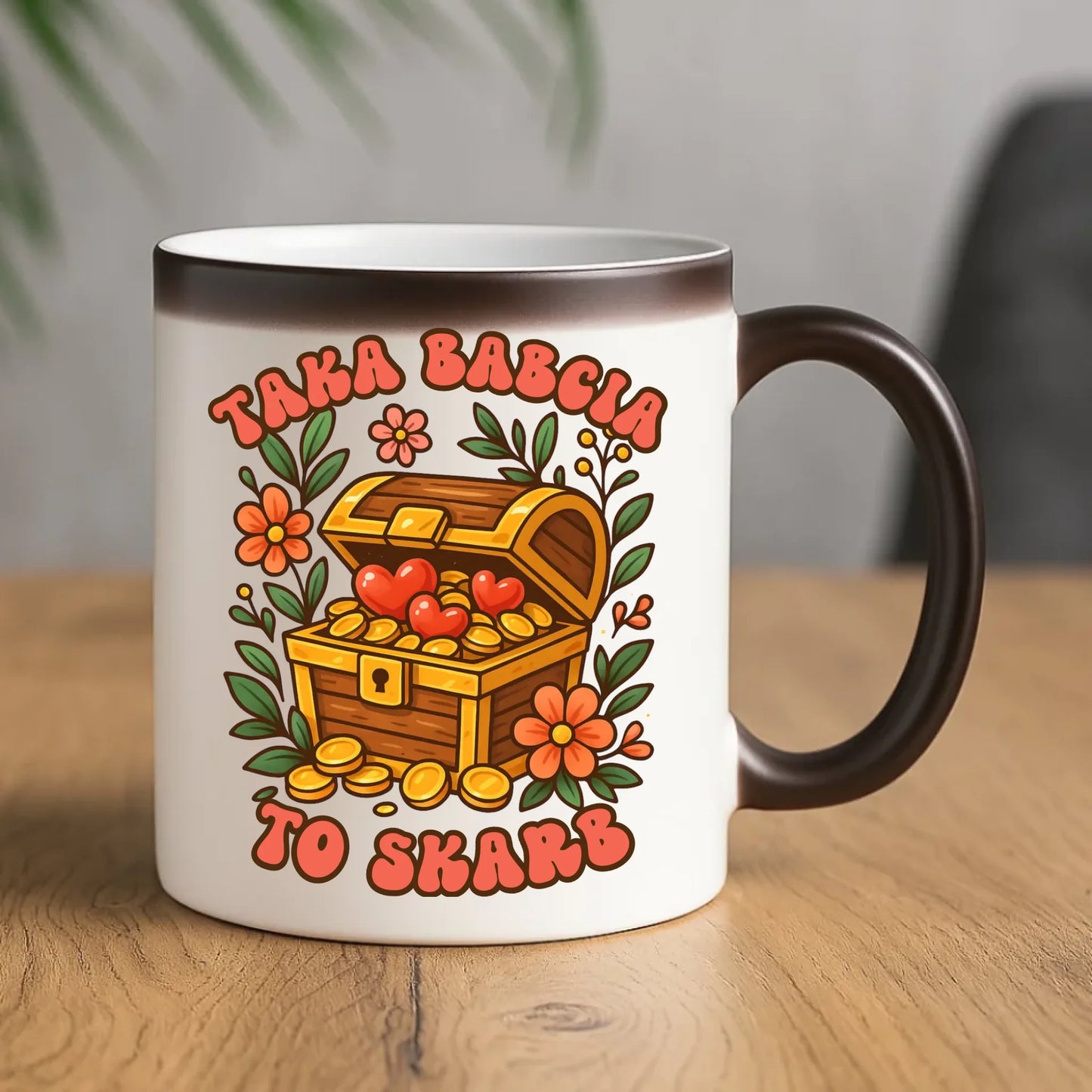 Kubek magiczny dla babci - Taka Babcia to skarb B19 - StoryCups.pl