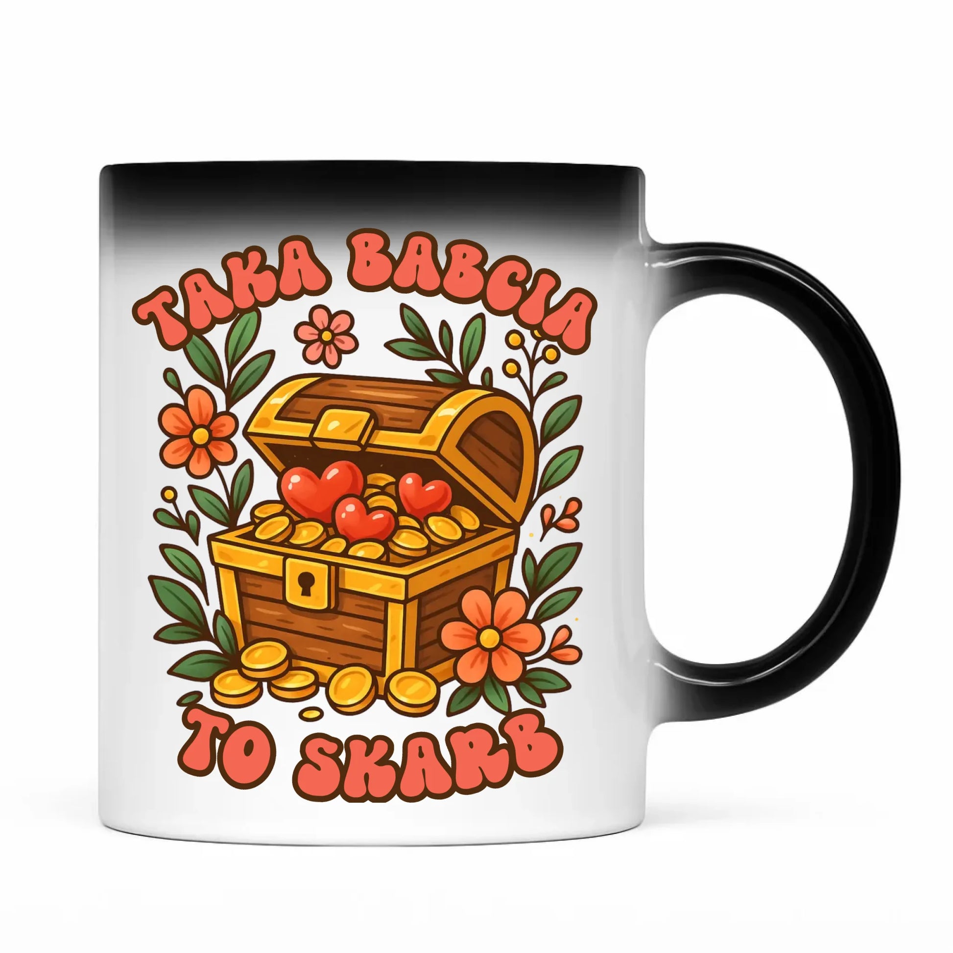 Kubek magiczny dla babci - Taka Babcia to skarb B19 - StoryCups.pl