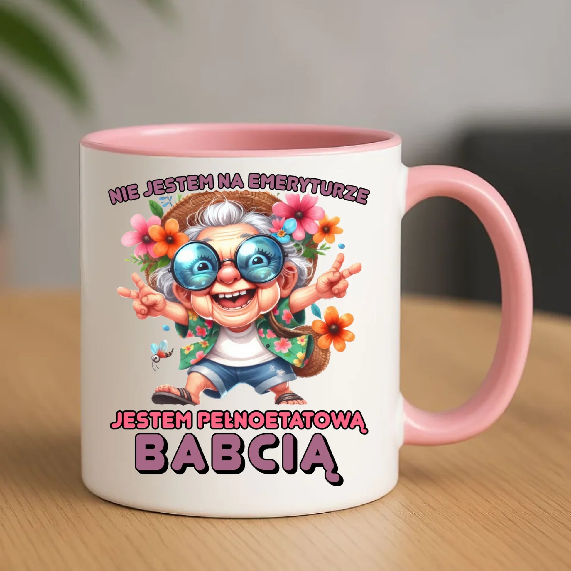 Kubek dla babci - Pełnoetatowa babcia B20 - StoryCups.pl