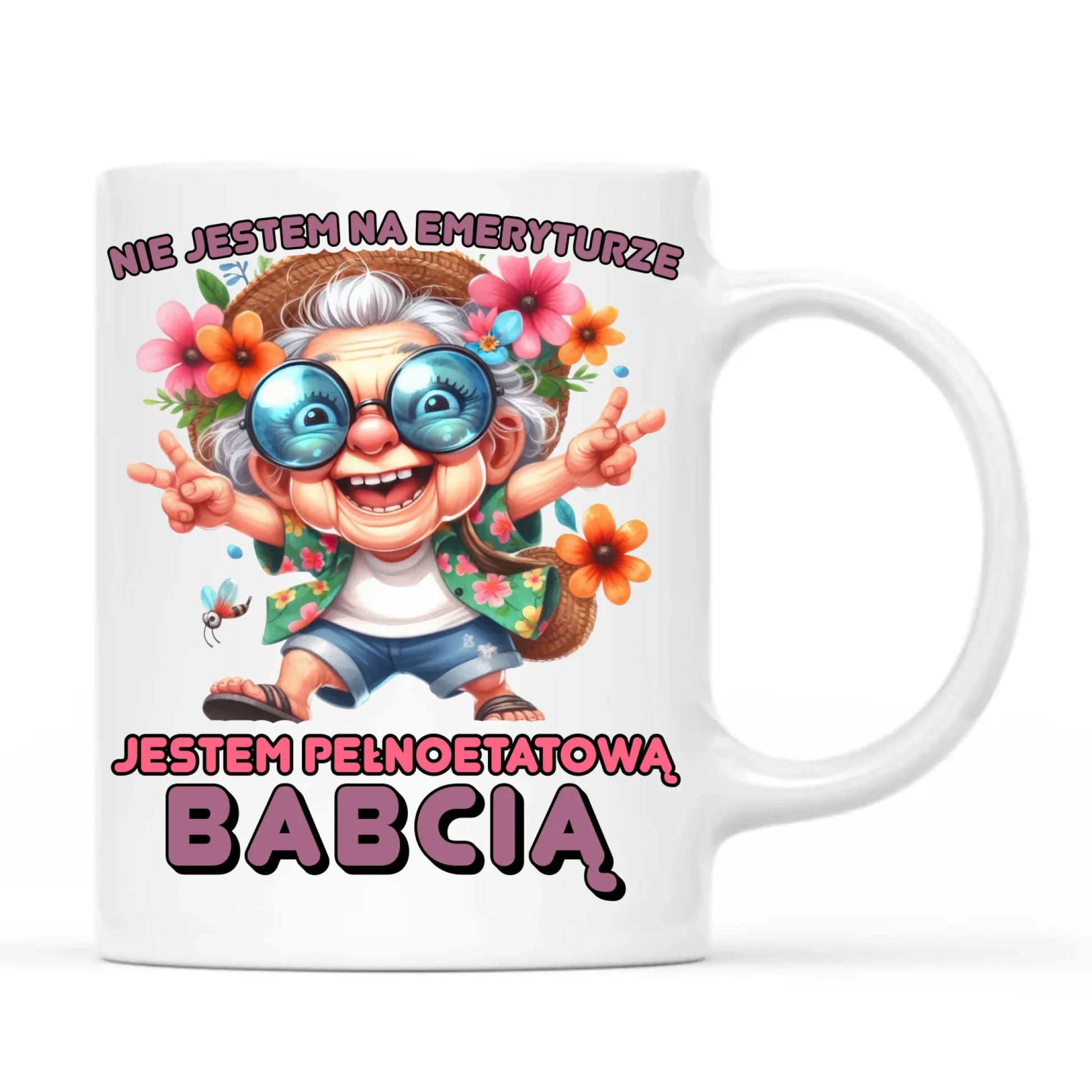 Kubek dla babci - Pełnoetatowa babcia B20 - StoryCups.pl