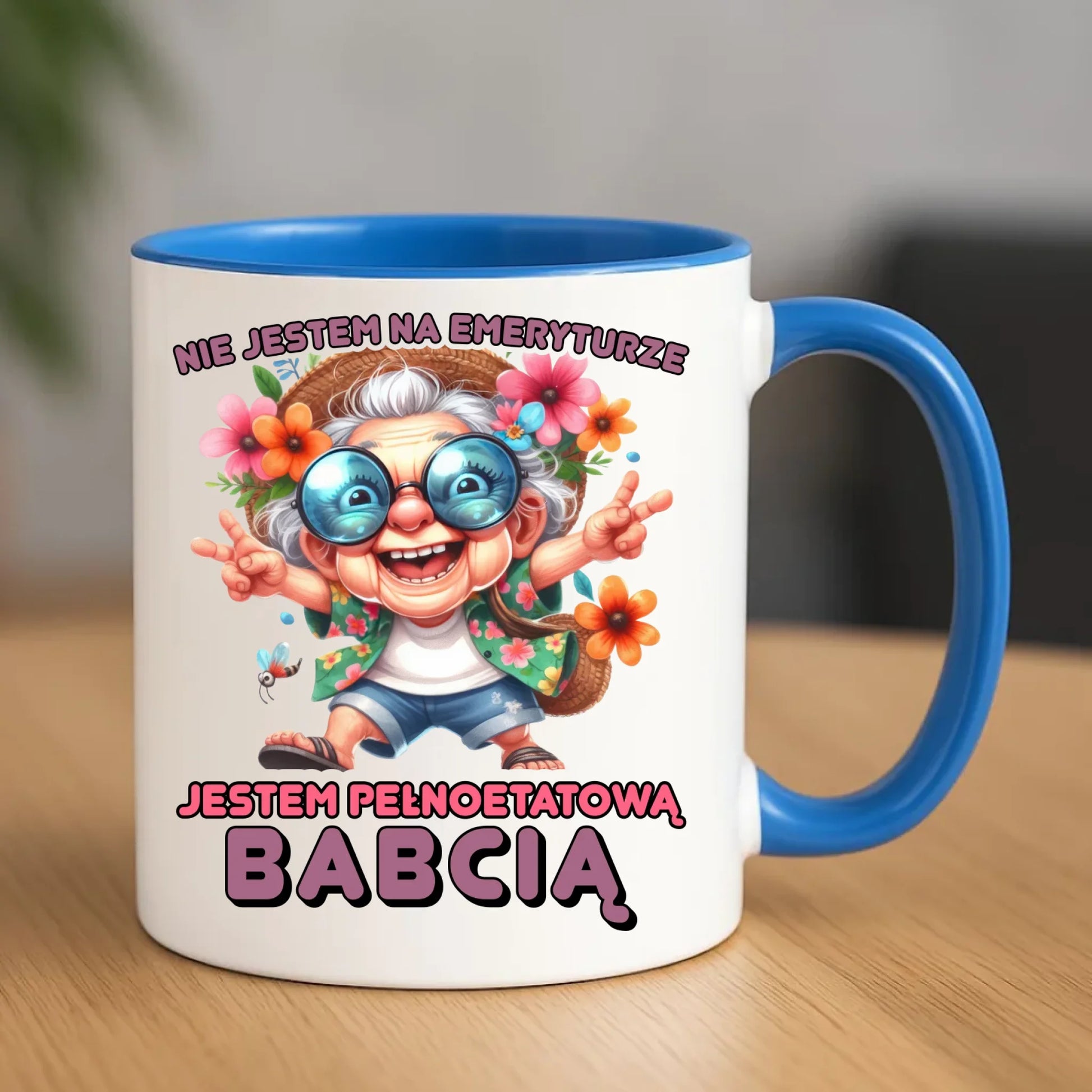 Kubek dla babci - Pełnoetatowa babcia B20 - StoryCups.pl
