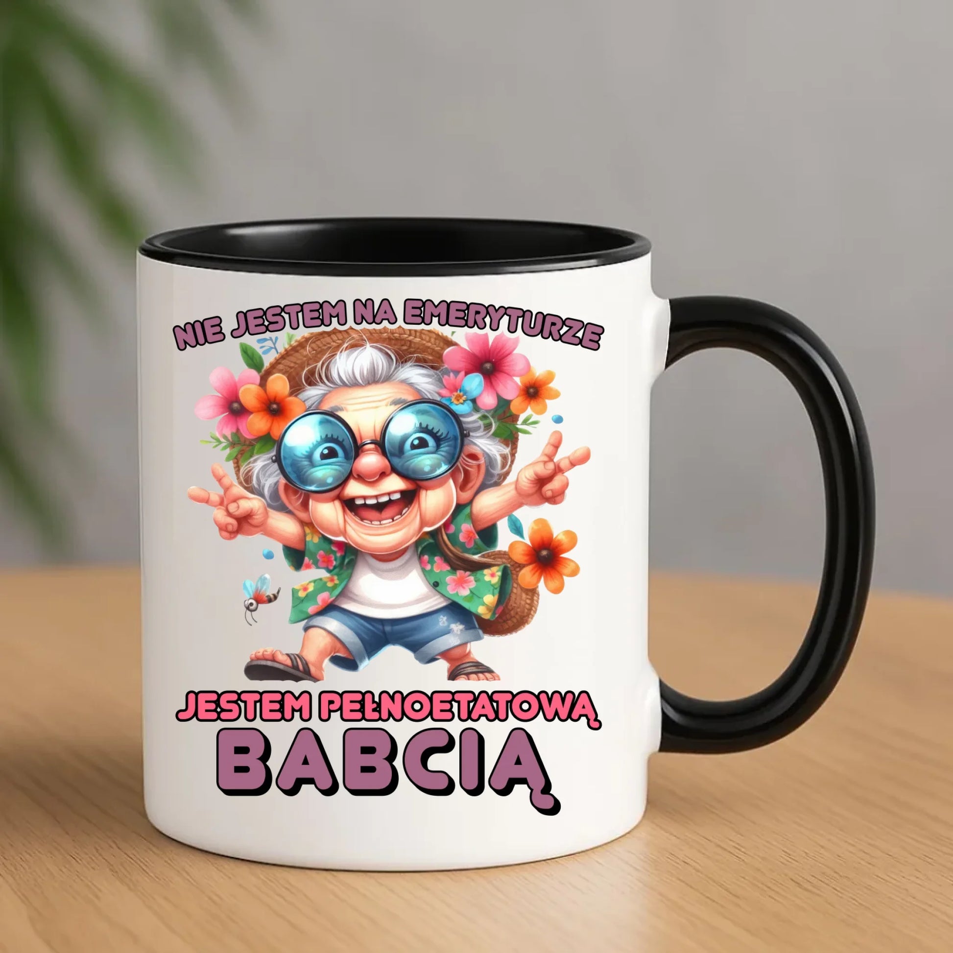 Kubek dla babci - Pełnoetatowa babcia B20 - StoryCups.pl