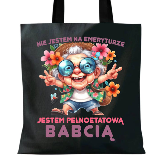 Torba dla babci - Pełnoetatowa babcia B20 - StoryCups.pl