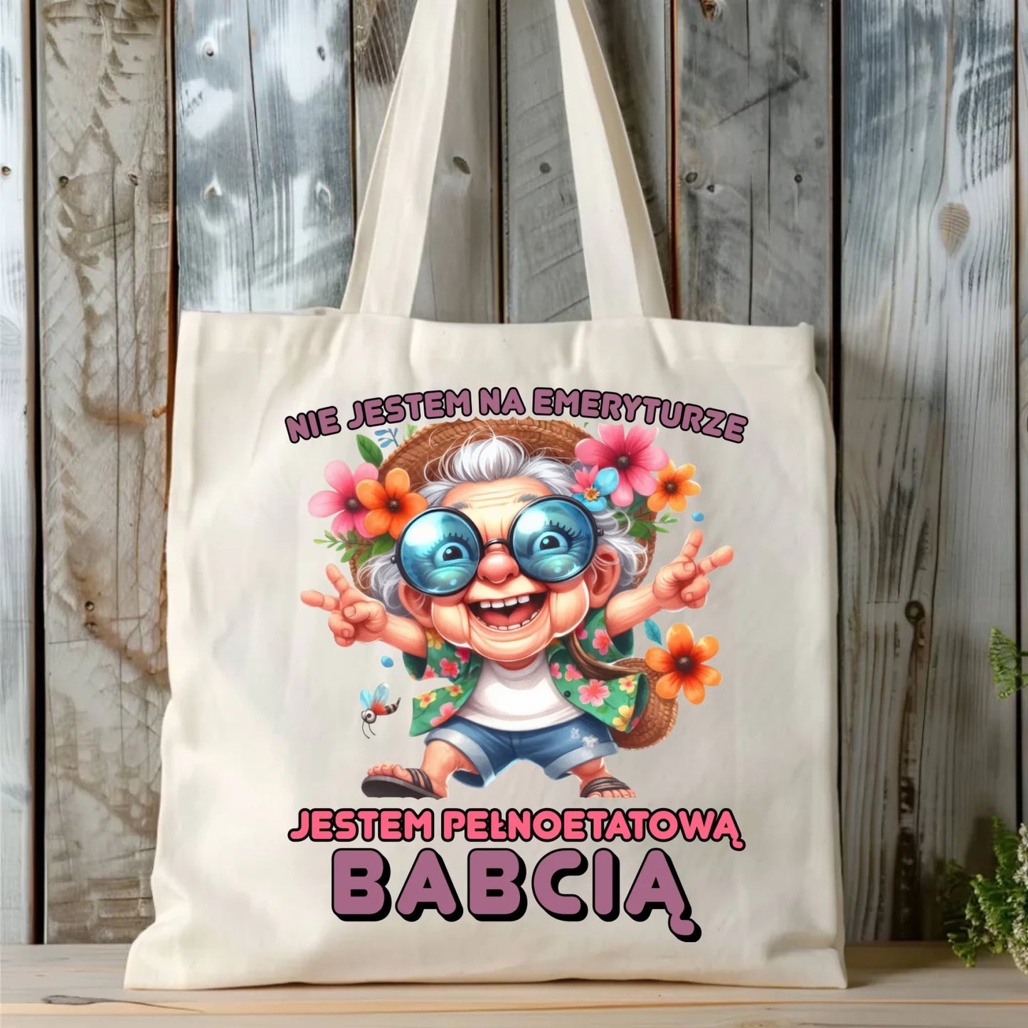 Torba dla babci - Pełnoetatowa babcia B20 - StoryCups.pl