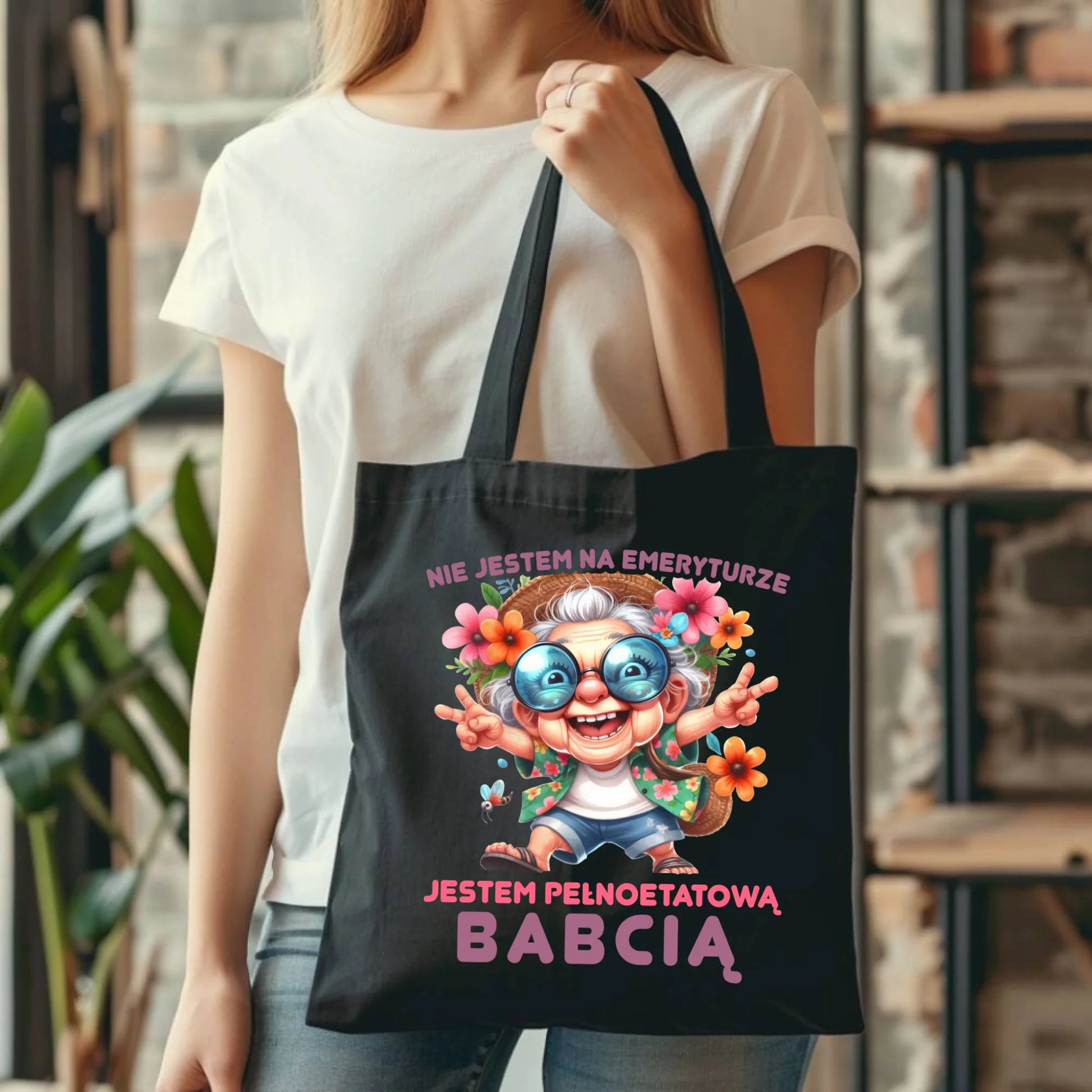 Torba dla babci - Pełnoetatowa babcia B20 - StoryCups.pl