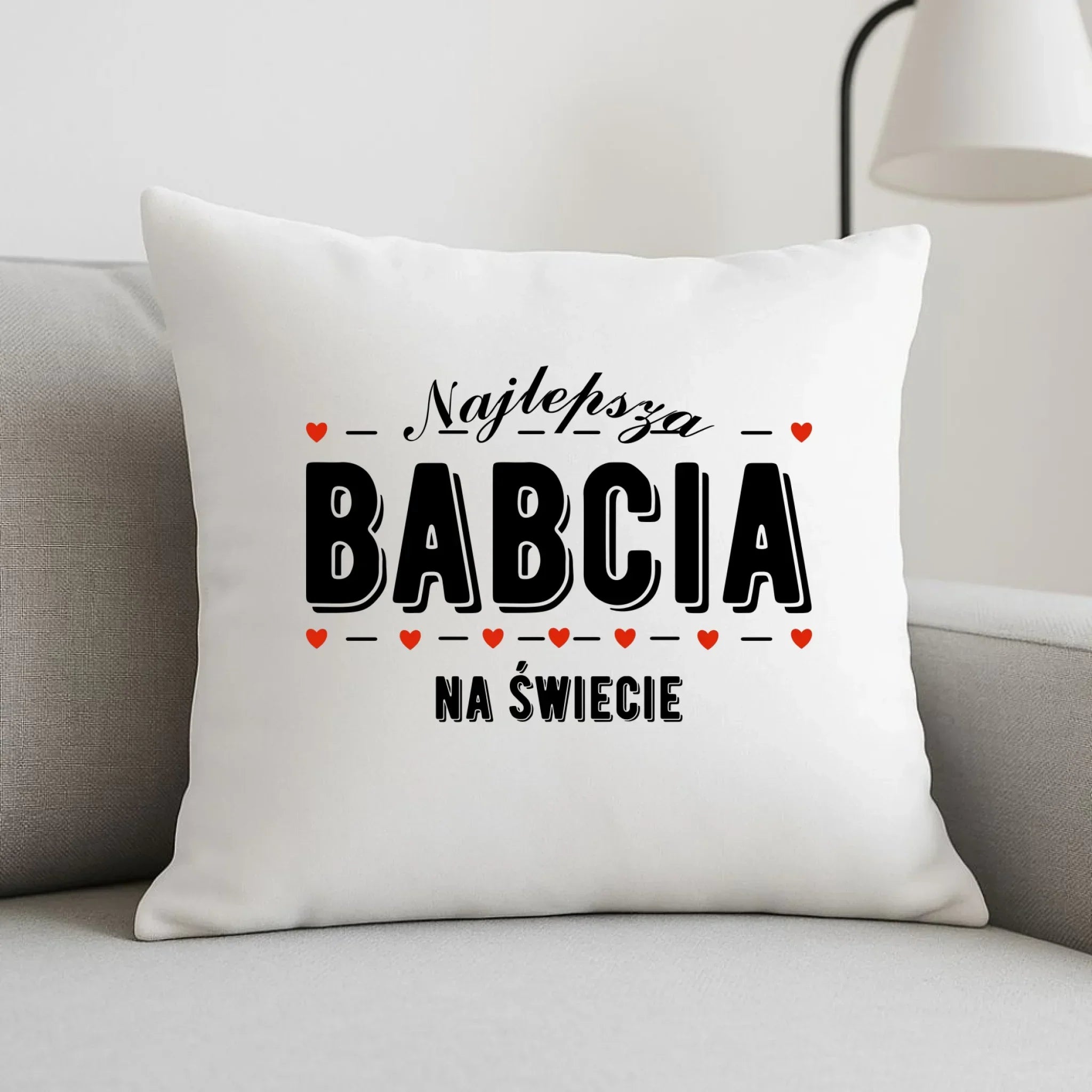 Poduszka dla babci - Najlepsza babcia na świecie B23 - StoryCups.pl