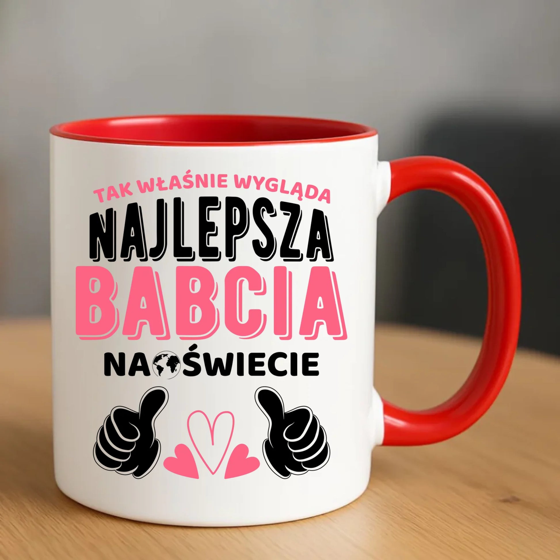 Kubek dla babci - Tak wygląda najlepsza babcia na świecie B24 - StoryCups.pl
