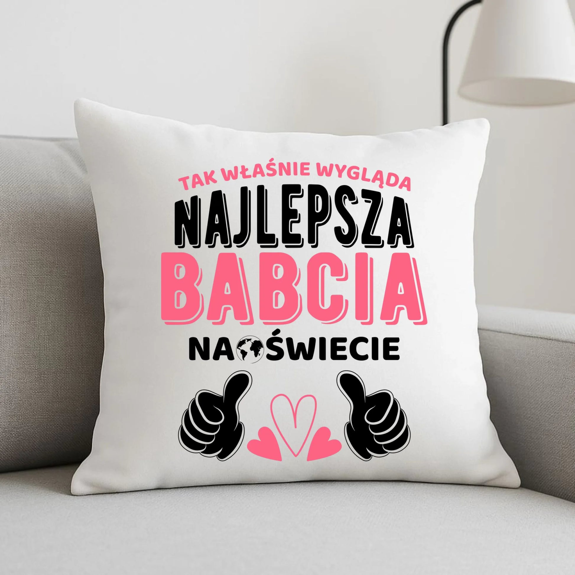 Poduszka dla babci - Tak wygląda najlepsza babcia na świecie B24 - StoryCups.pl