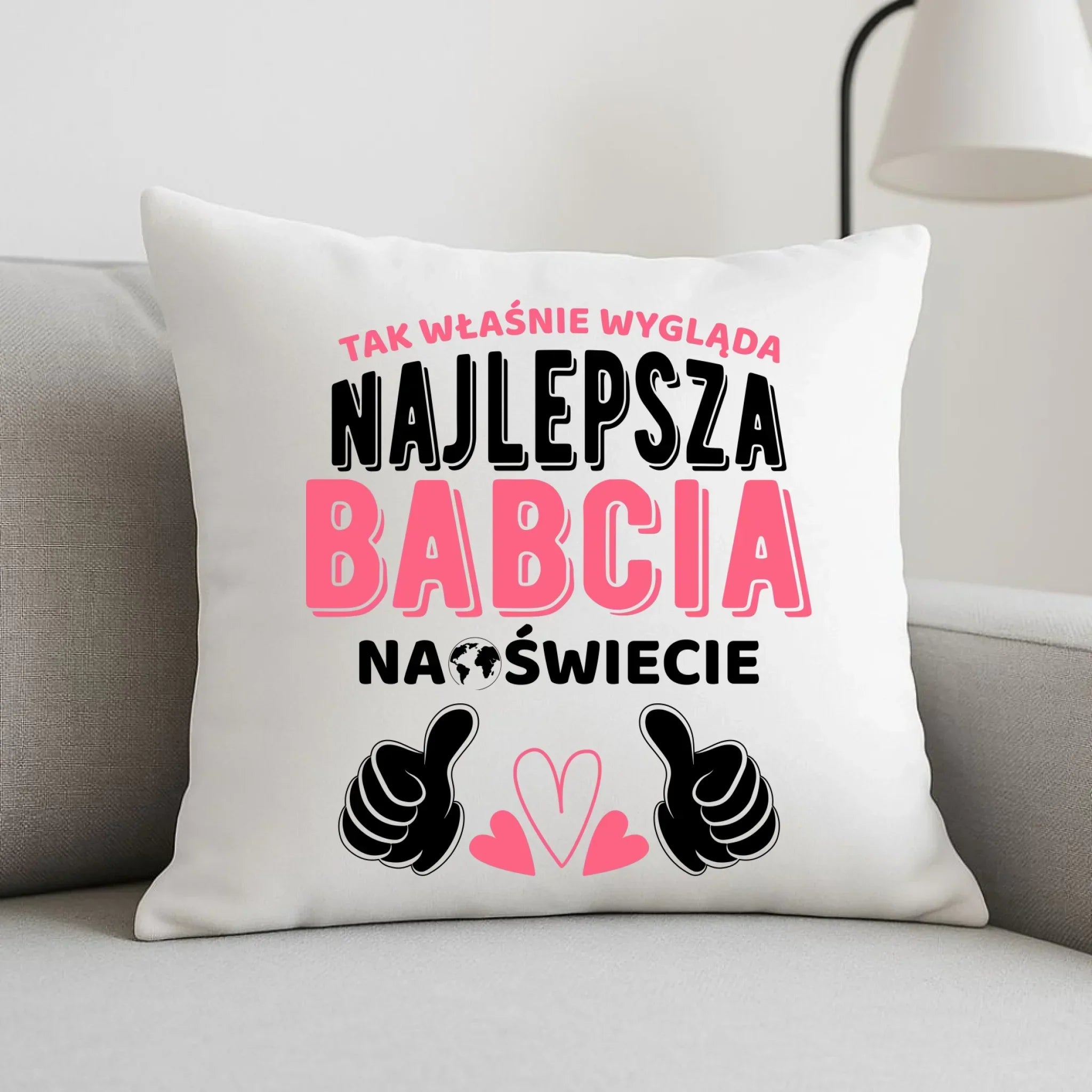 Poduszka dla babci - Tak wygląda najlepsza babcia na świecie B24 - StoryCups.pl
