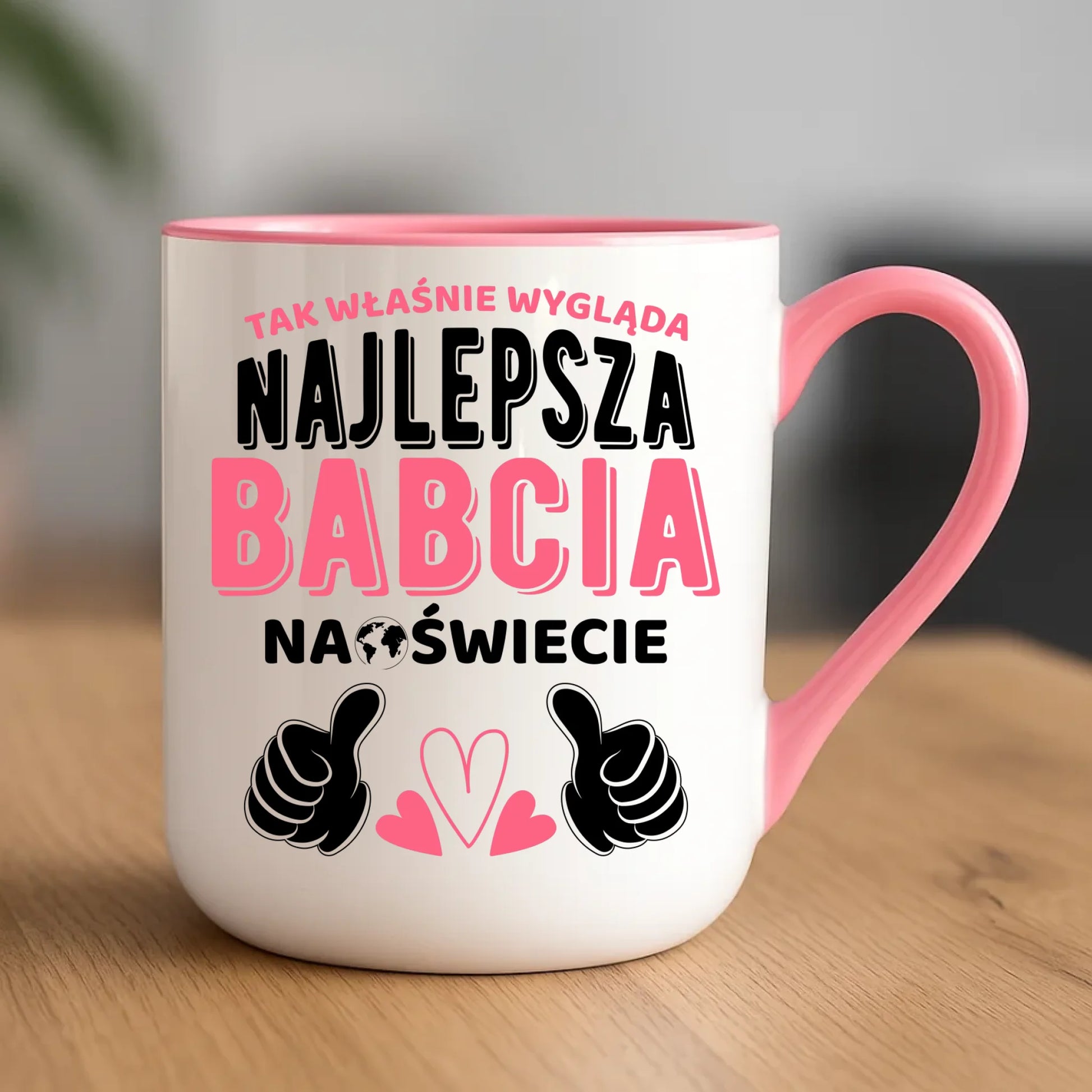 Kubek elegant dla babci - Tak wygląda najlepsza babcia na świecie B24 - StoryCups.pl