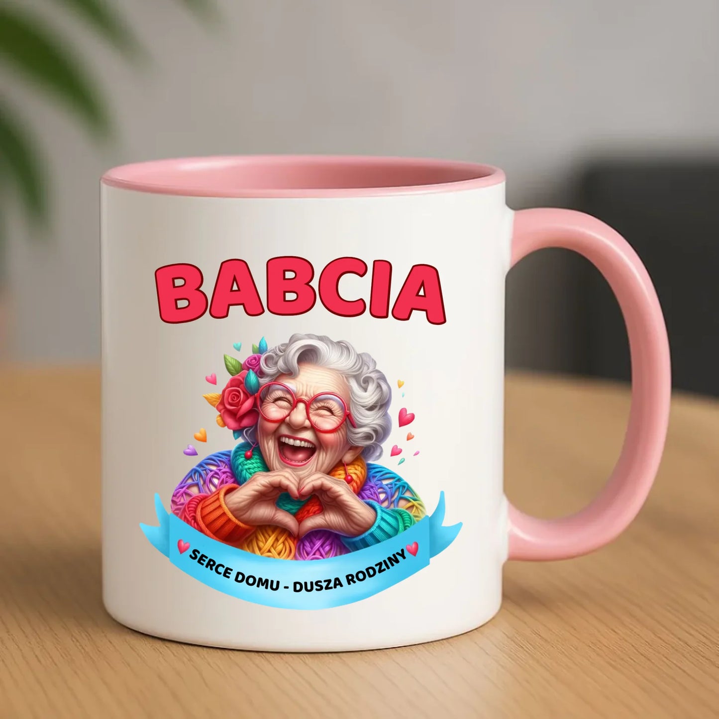 Kubek dla babci - Babcia serce domu dusza rodziny B25 - StoryCups.pl