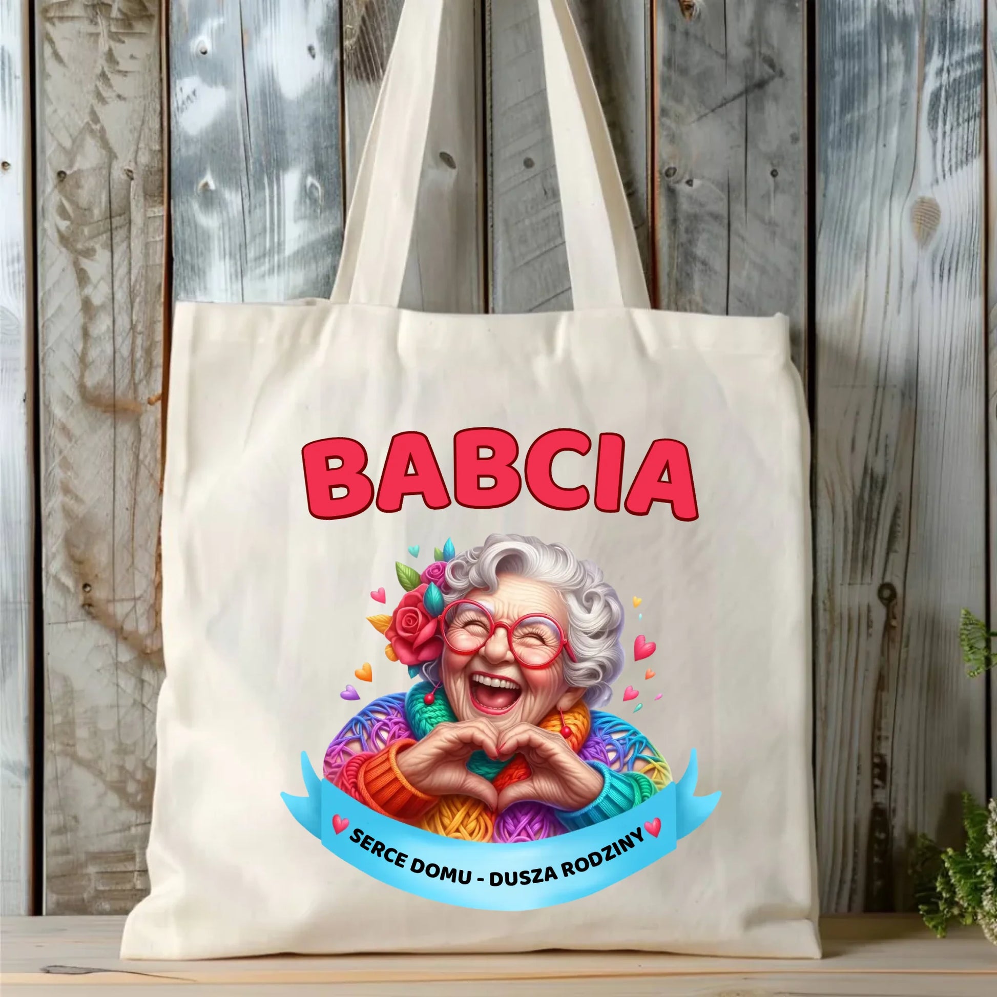 Torba dla babci - Babcia serce domu dusza rodziny B25 - StoryCups.pl