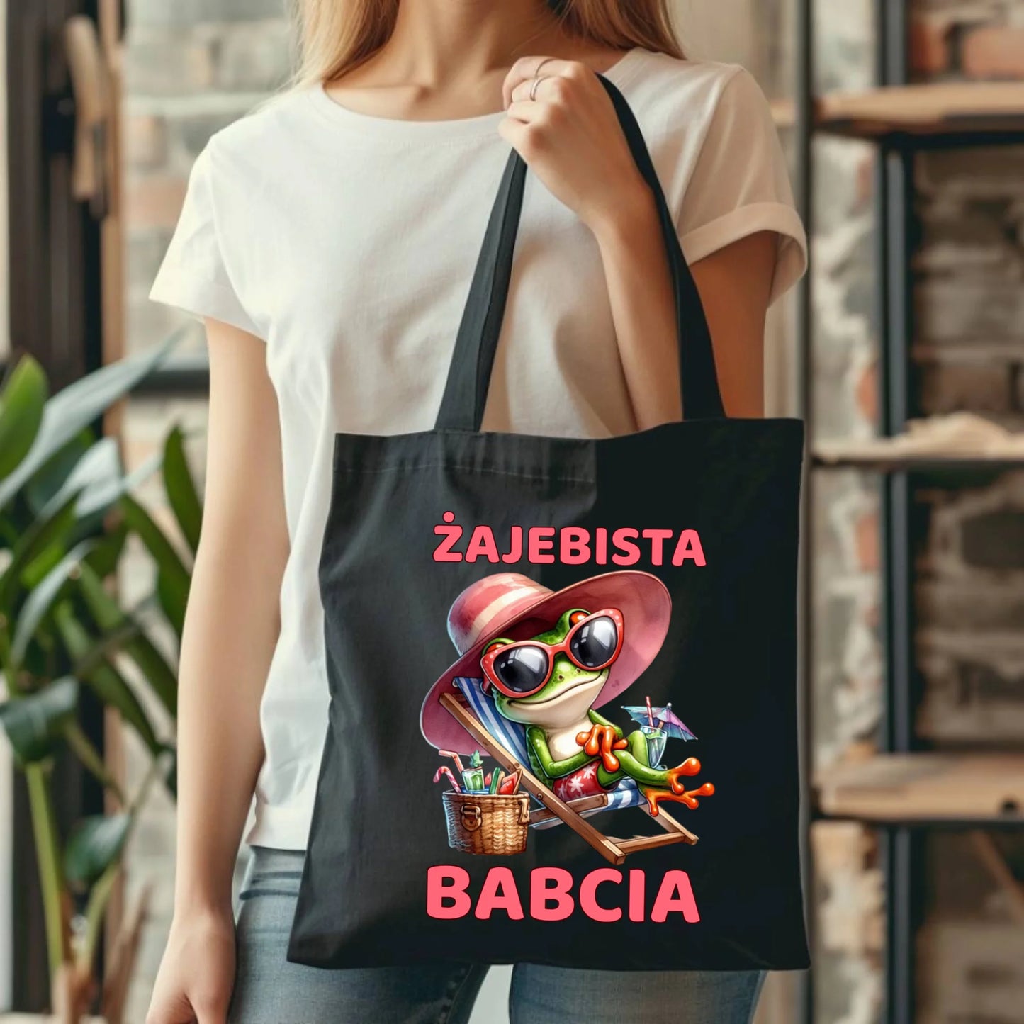 Torba dla babci - Żajebista Babcia Żaba B27 - StoryCups.pl