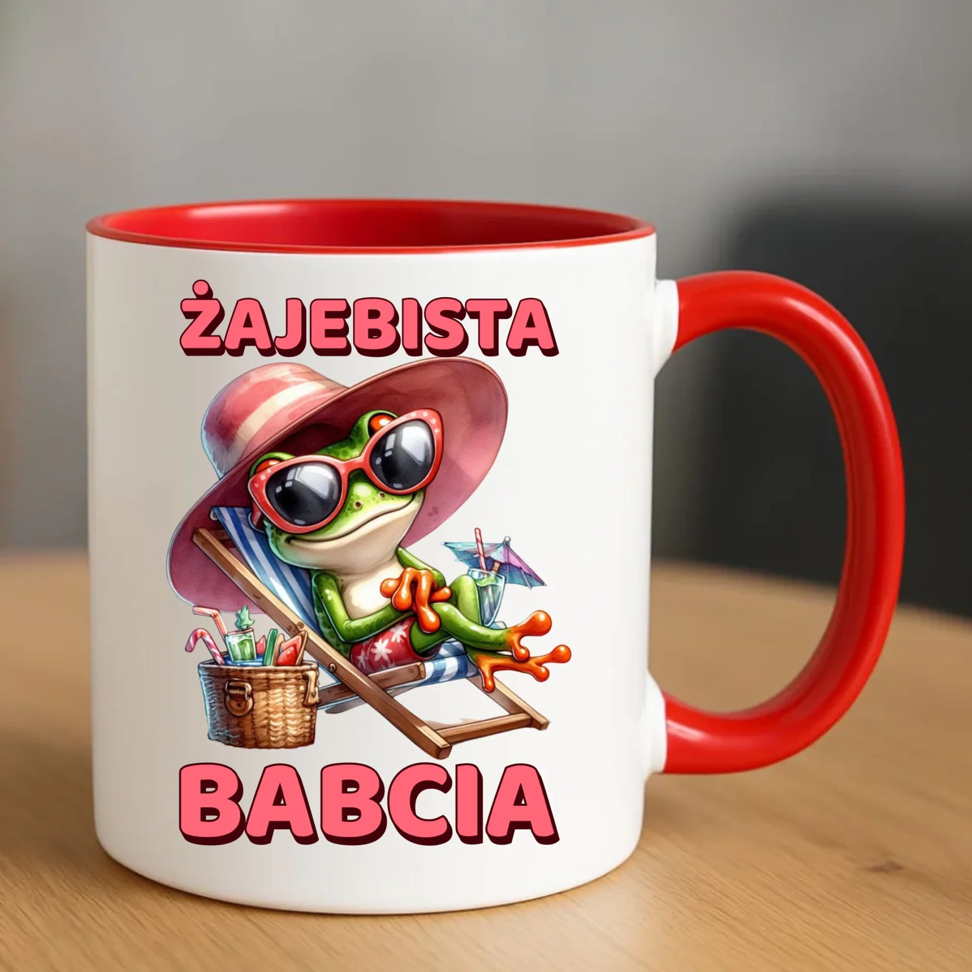 Kubek dla babci - Żajebista Babcia Żaba B27 - StoryCups.pl
