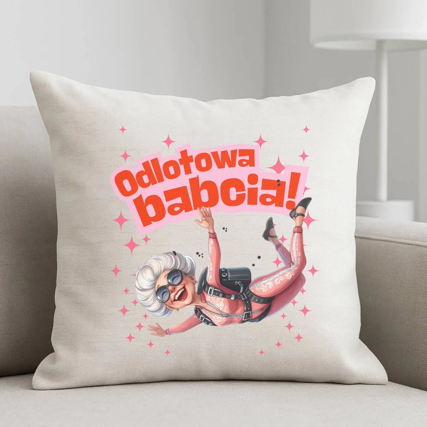 Poduszka dla babci - Odlotowa babcia B28 - StoryCups.pl