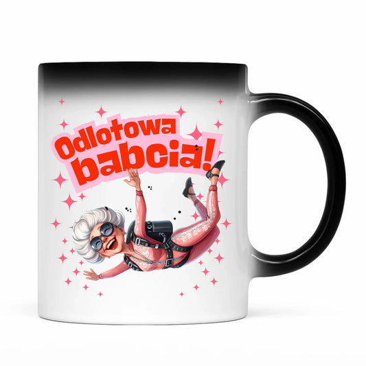 Kubek magiczny dla babci - Odlotowa babcia B28 - StoryCups.pl