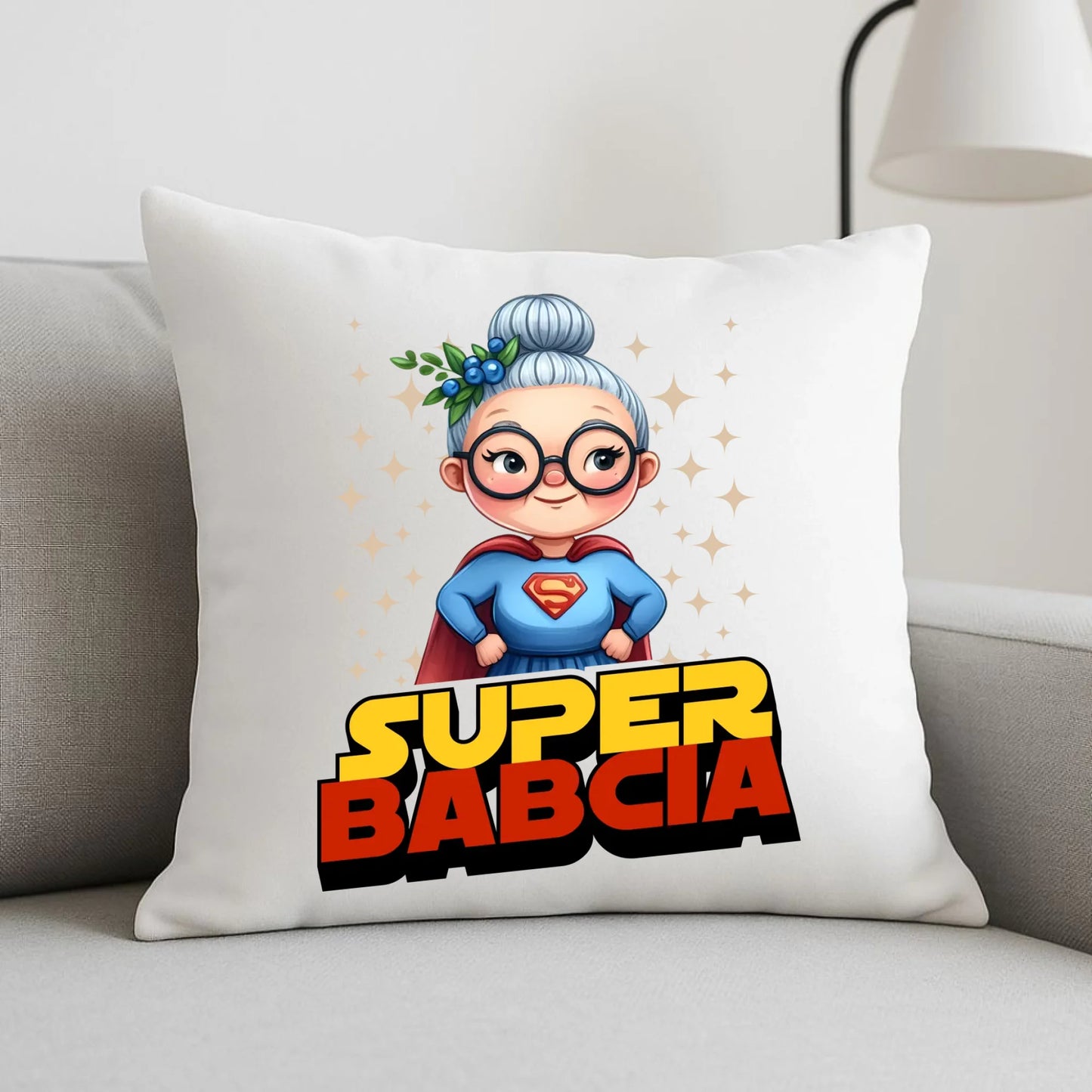 Poduszka dla babci - Super Babcia B29 - StoryCups.pl