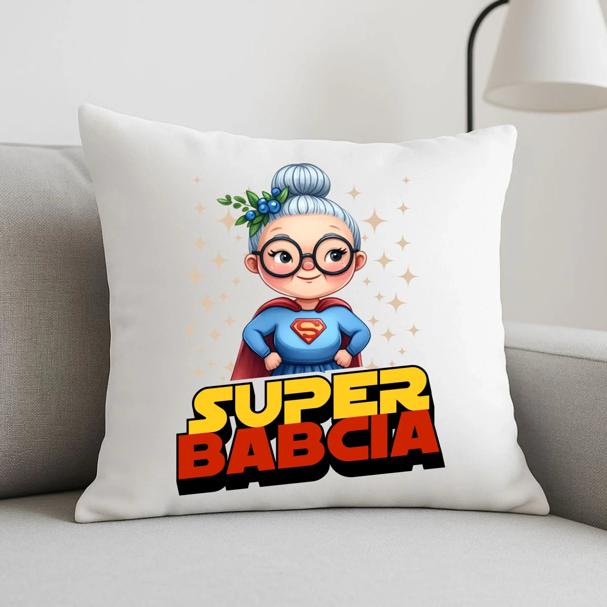 Poduszka dla babci - Super Babcia B29 - StoryCups.pl