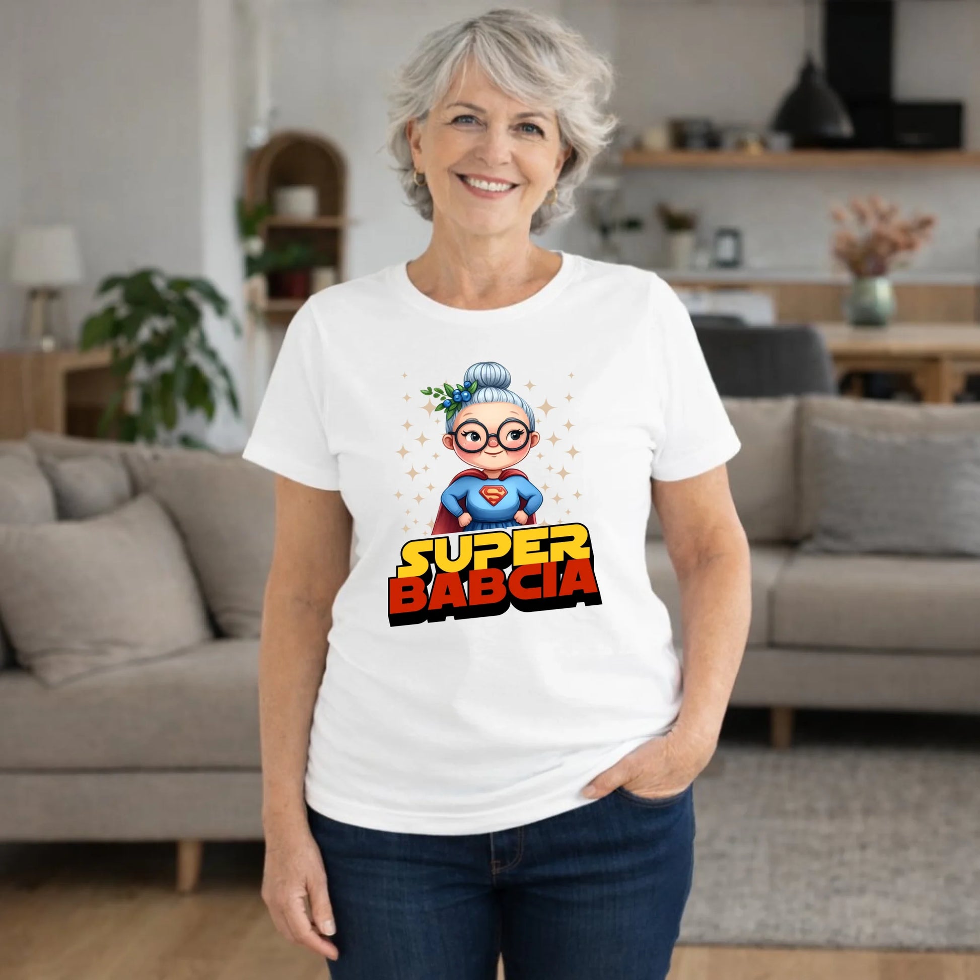 Koszulka dla babci - Super Babcia B29 - StoryCups.pl