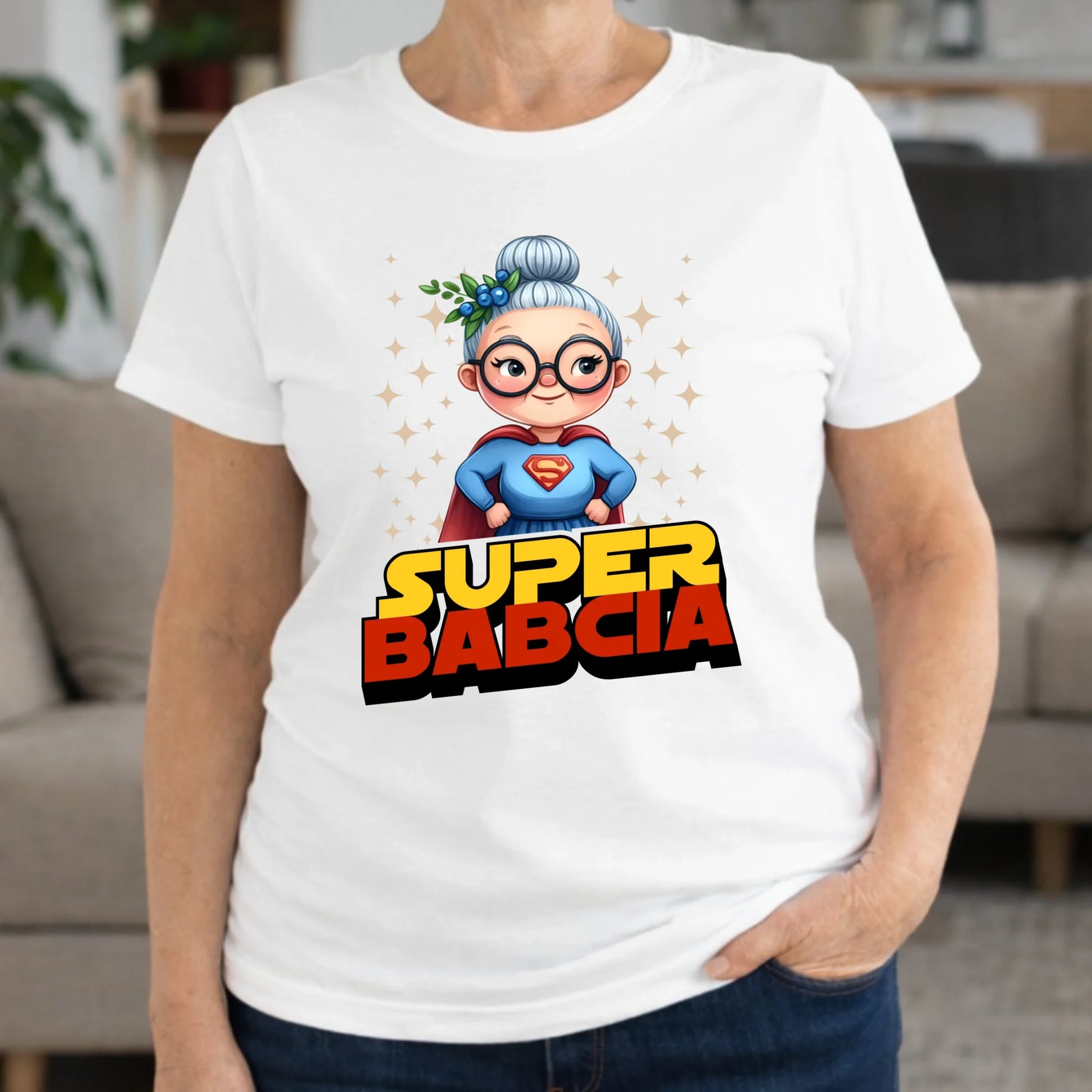Koszulka dla babci - Super Babcia B29 - StoryCups.pl