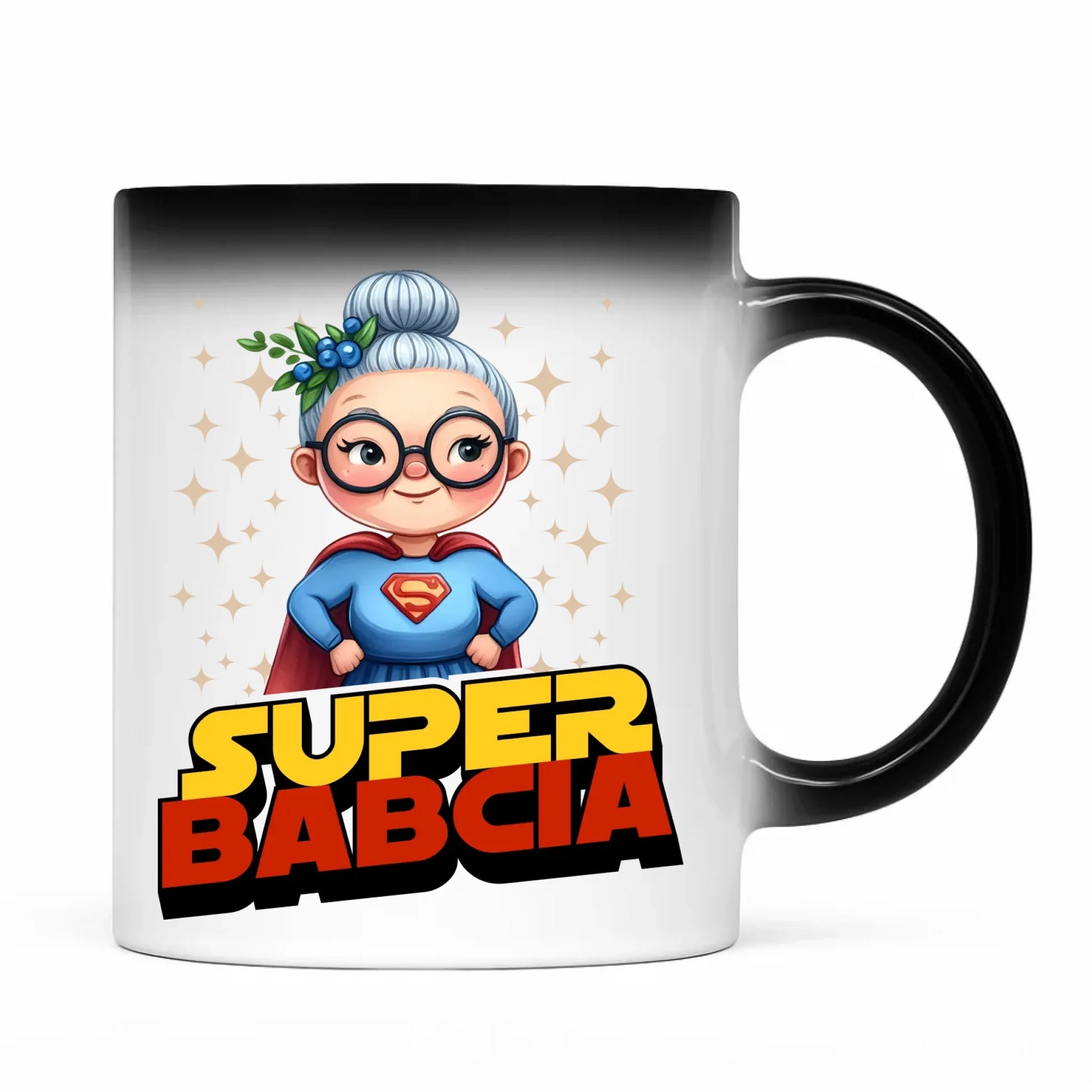 Kubek magiczny dla babci - Super Babcia B29 - StoryCups.pl