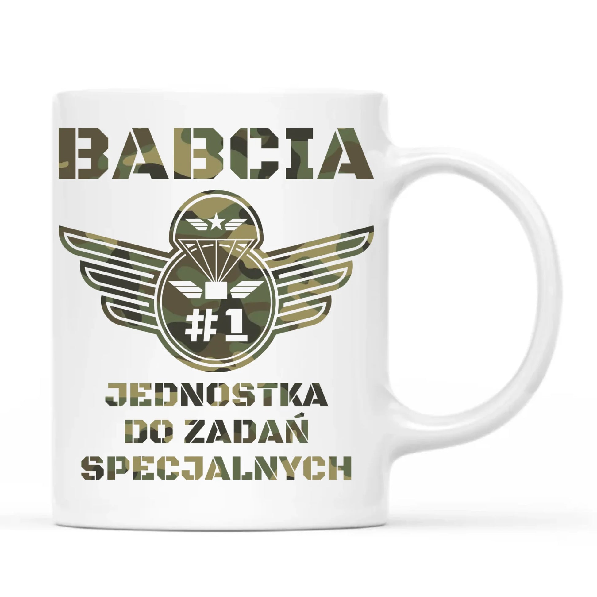 Kubek dla babci - Babcia jednostka do zadań specjalnych B31 - StoryCups.pl