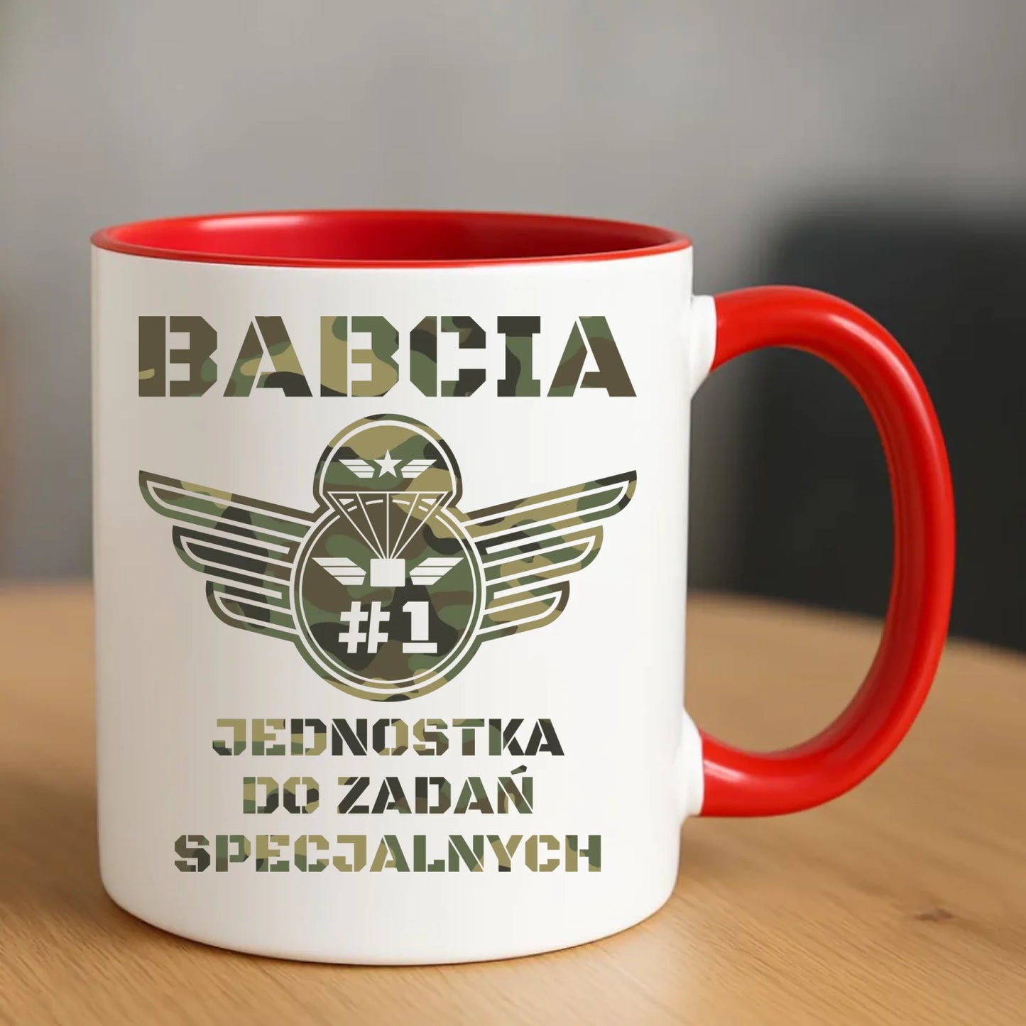 Kubek dla babci - Babcia jednostka do zadań specjalnych B31 - StoryCups.pl