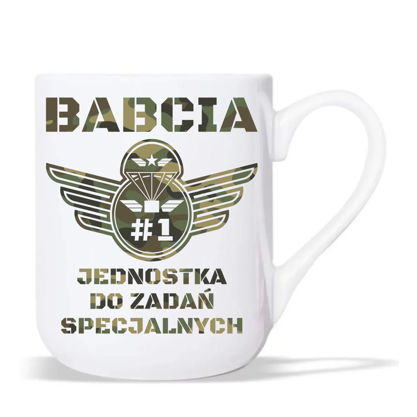 Kubek elegant dla babci - Babcia jednostka do zadań specjalnych B31 - StoryCups.pl