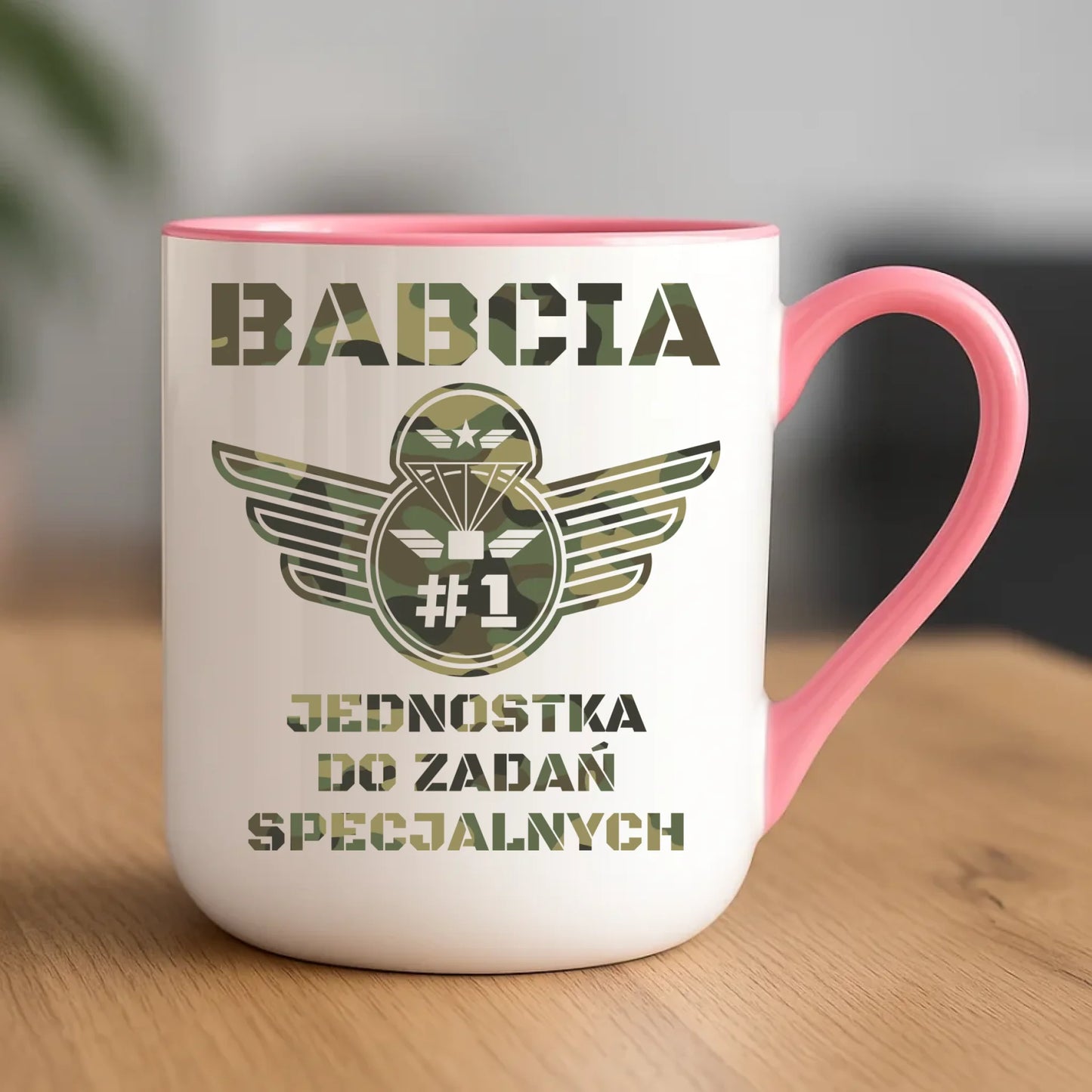 Kubek elegant dla babci - Babcia jednostka do zadań specjalnych B31 - StoryCups.pl
