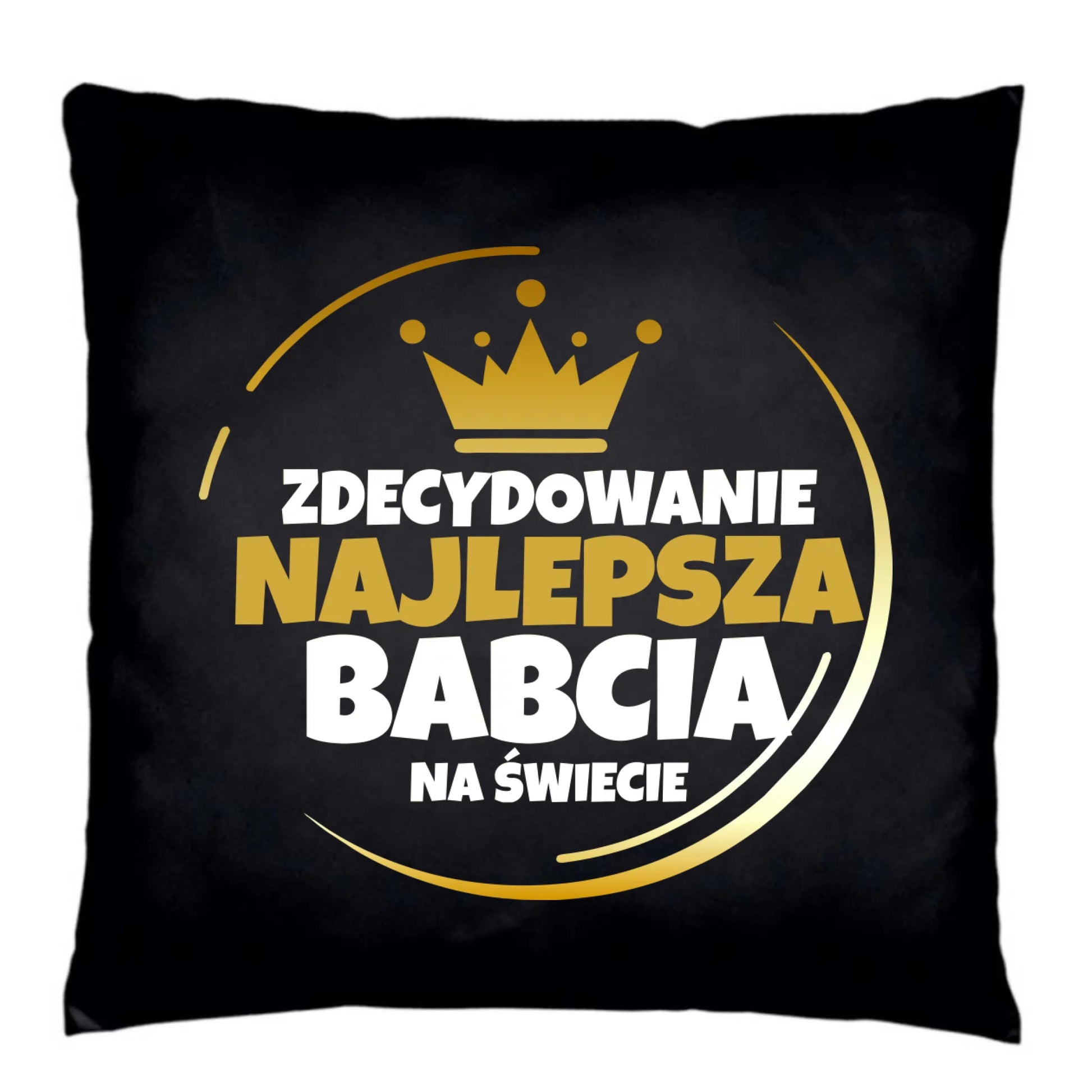 Poduszka dekoracyjna dla babci - Zdecydowanie najlepsza babcia B32 - StoryCups.pl