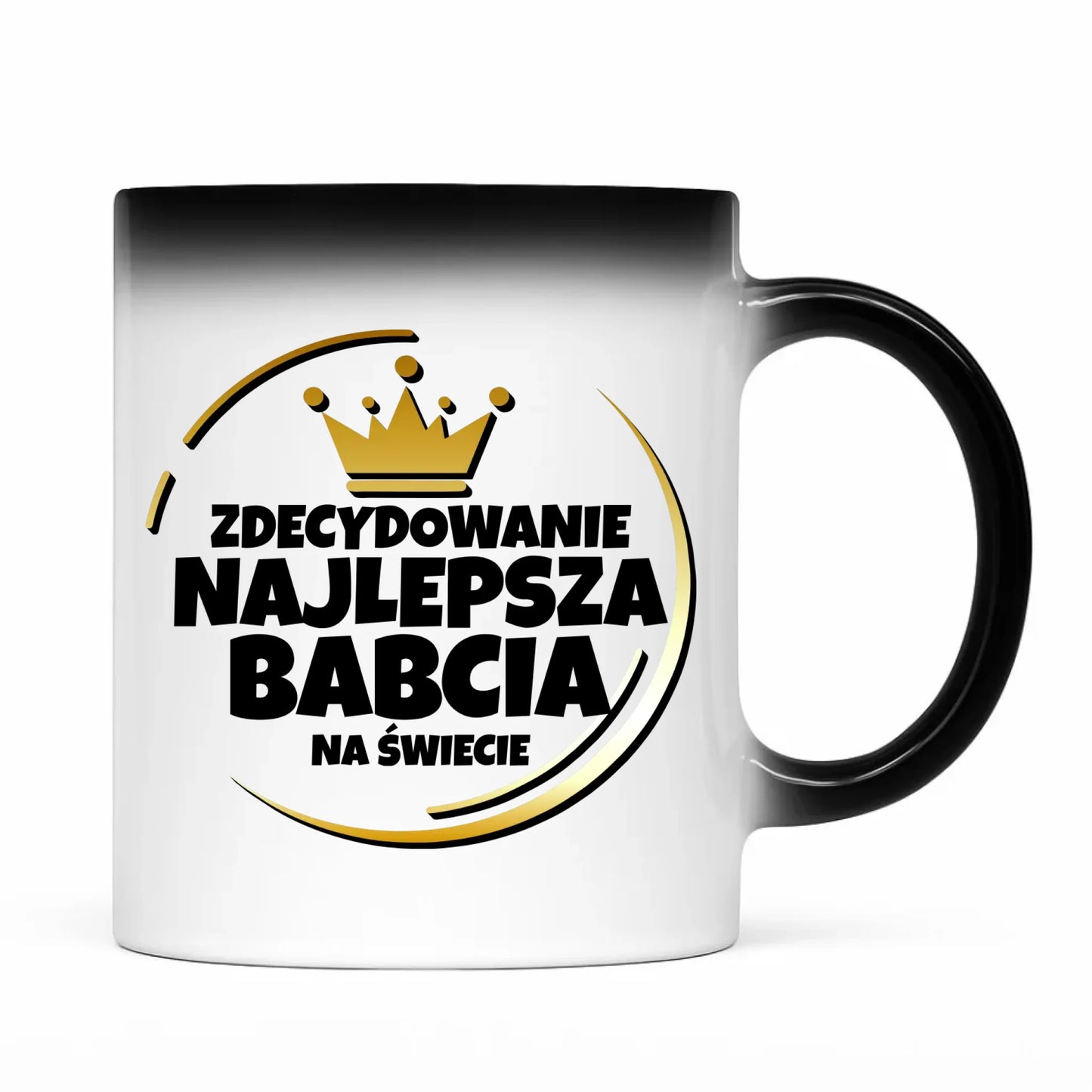 Kubek magiczny dla babci - Zdecydowanie najlepsza babcia B32 - StoryCups.pl