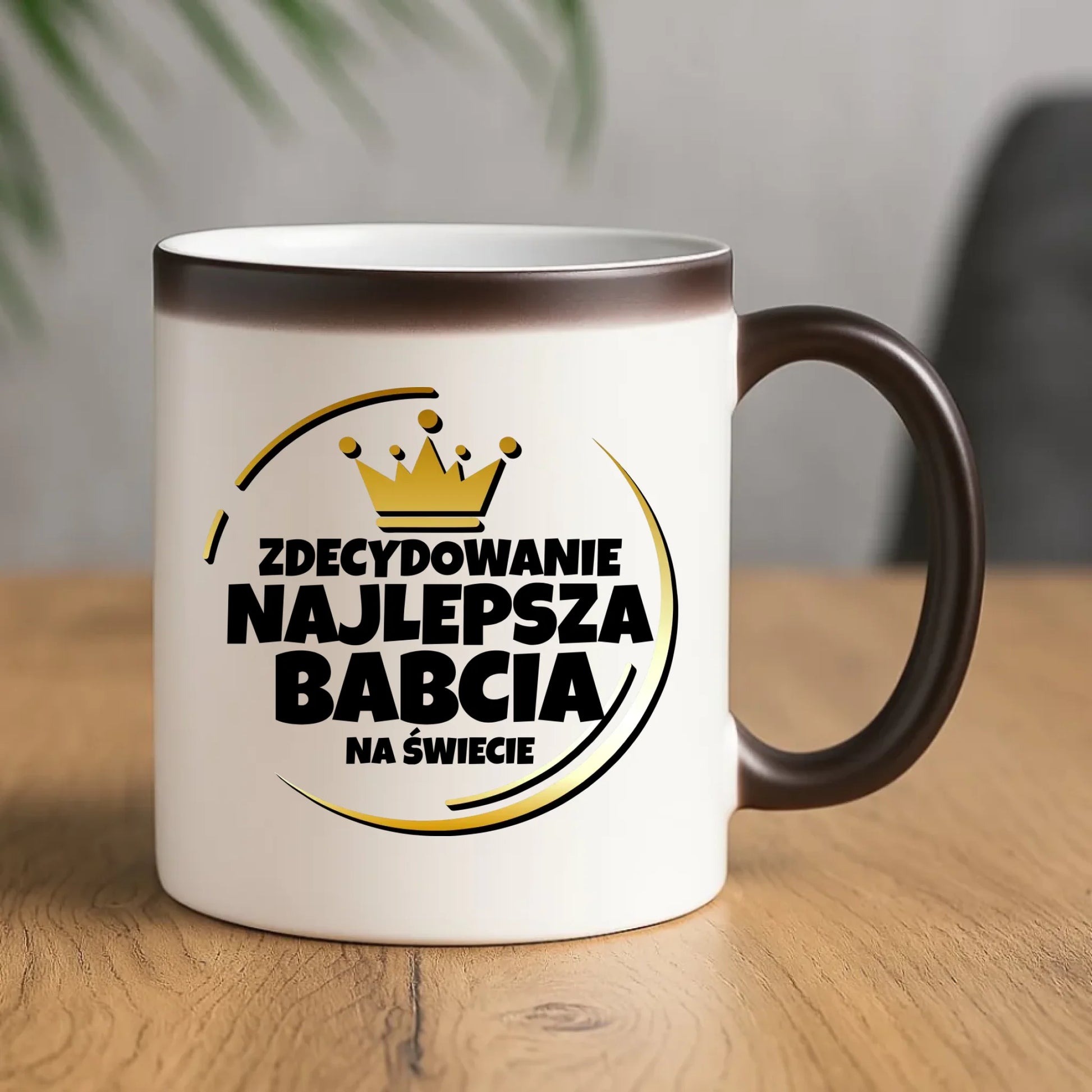 Kubek magiczny dla babci - Zdecydowanie najlepsza babcia B32 - StoryCups.pl