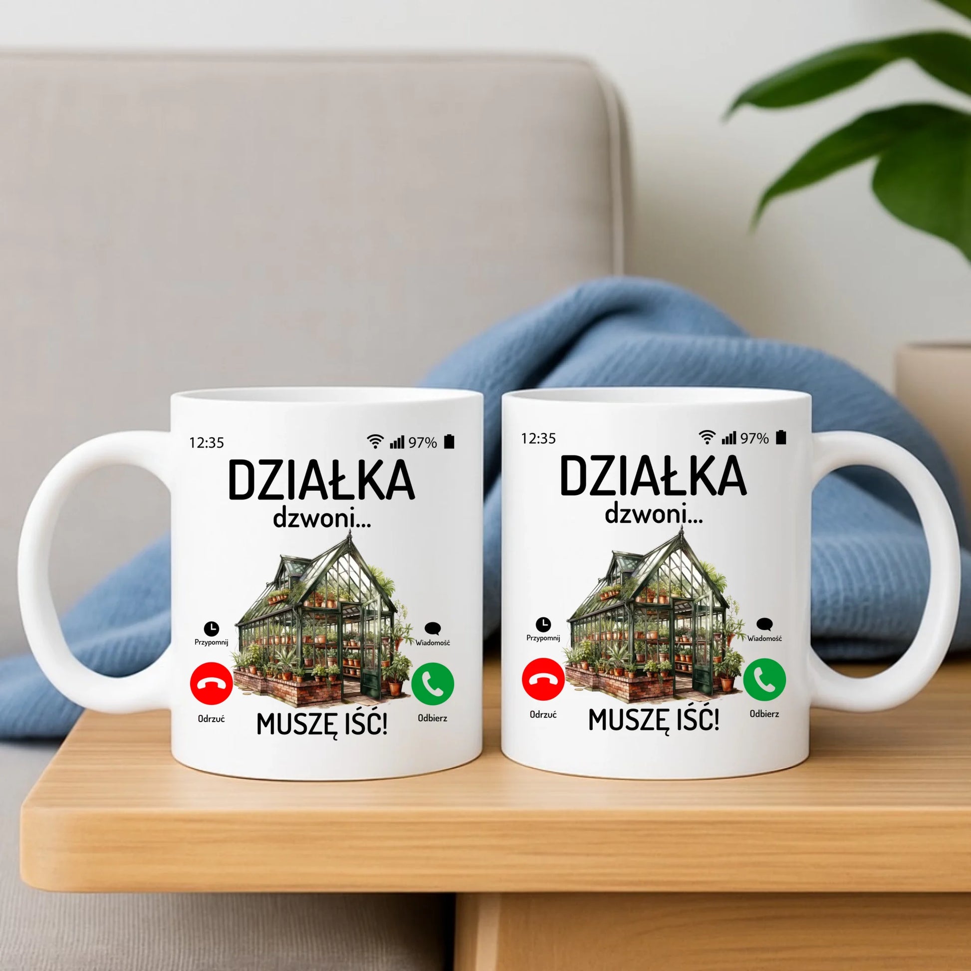 Kubek dla babci - Działka dzwoni muszę iść B41 - StoryCups.pl