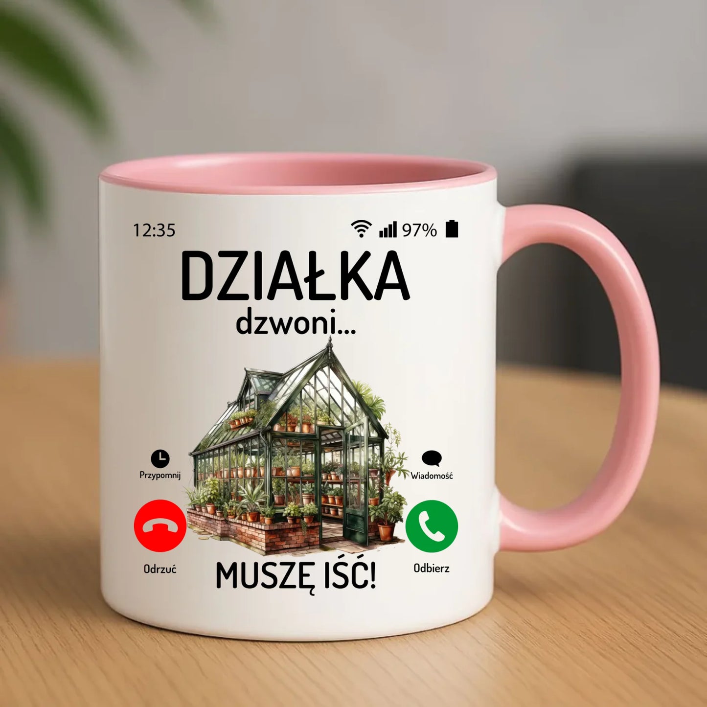 Kubek dla babci - Działka dzwoni muszę iść B41 - StoryCups.pl