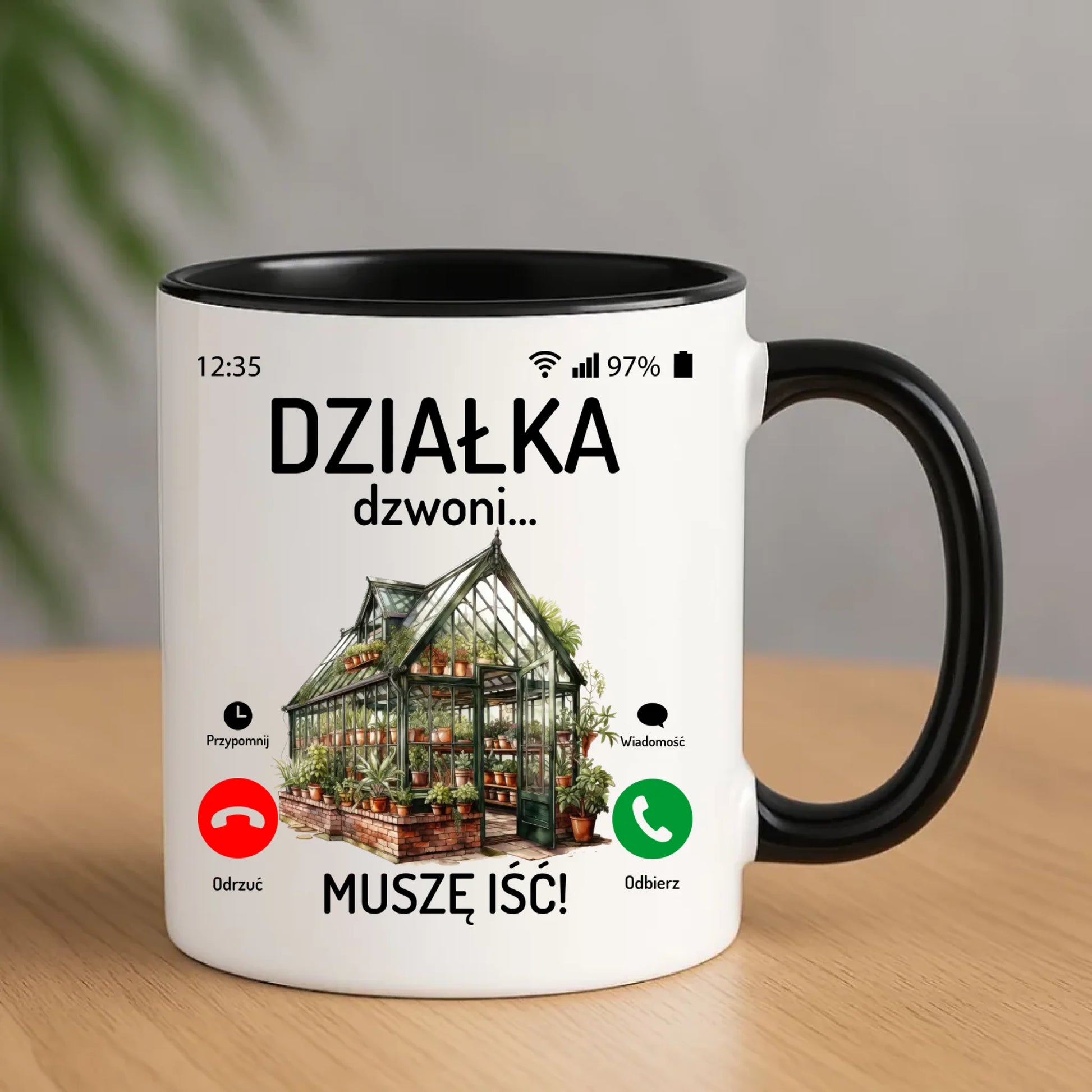 Kubek dla babci - Działka dzwoni muszę iść B41 - StoryCups.pl