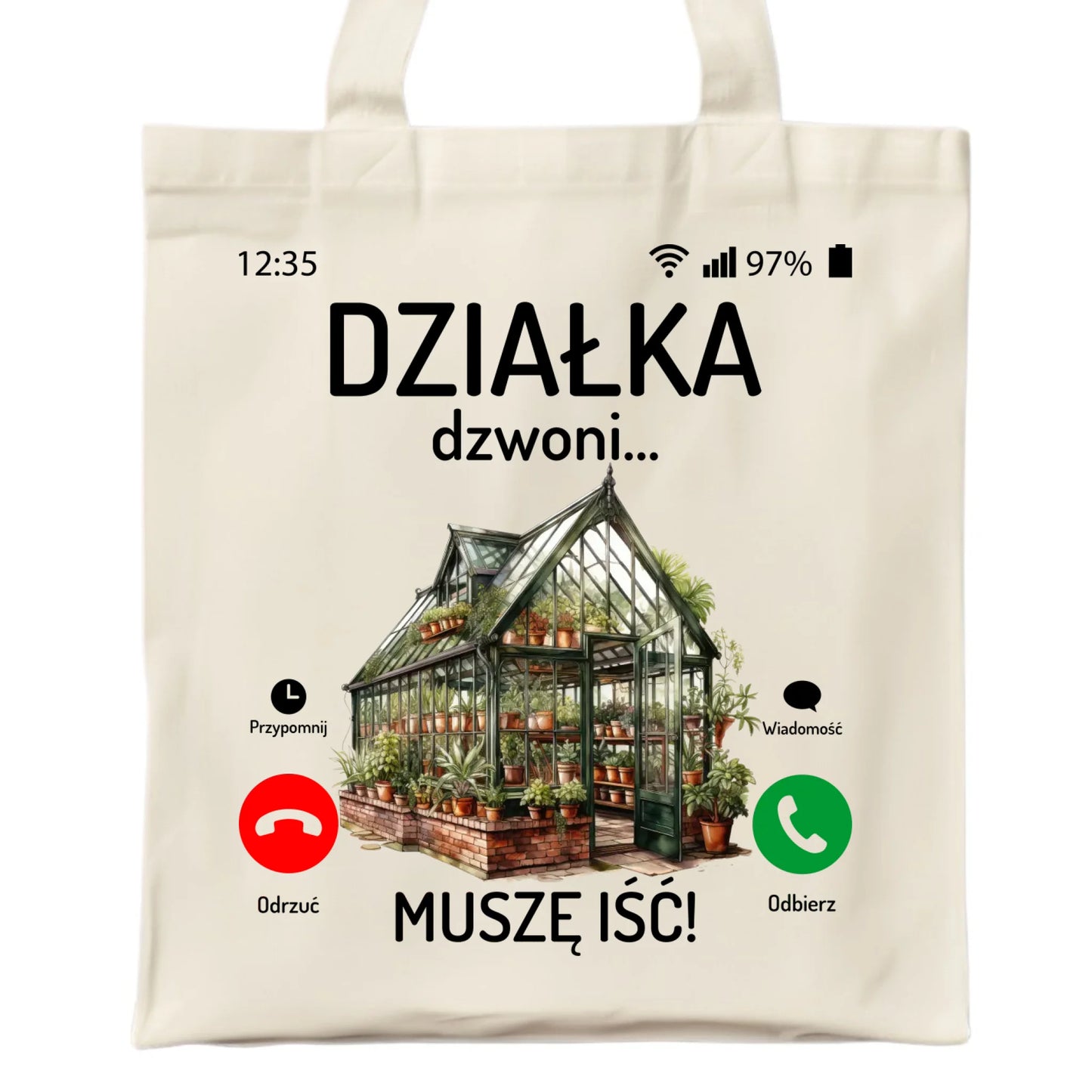 Torba dla babci - Działka dzwoni muszę iść B41 - StoryCups.pl