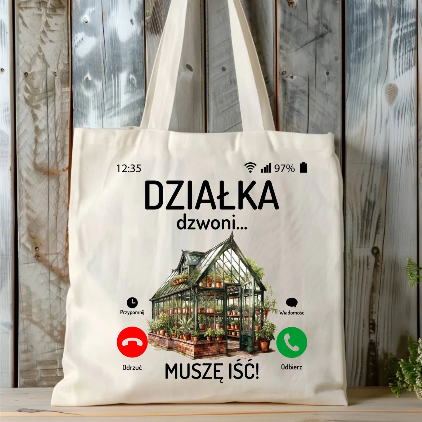 Torba dla babci - Działka dzwoni muszę iść B41 - StoryCups.pl