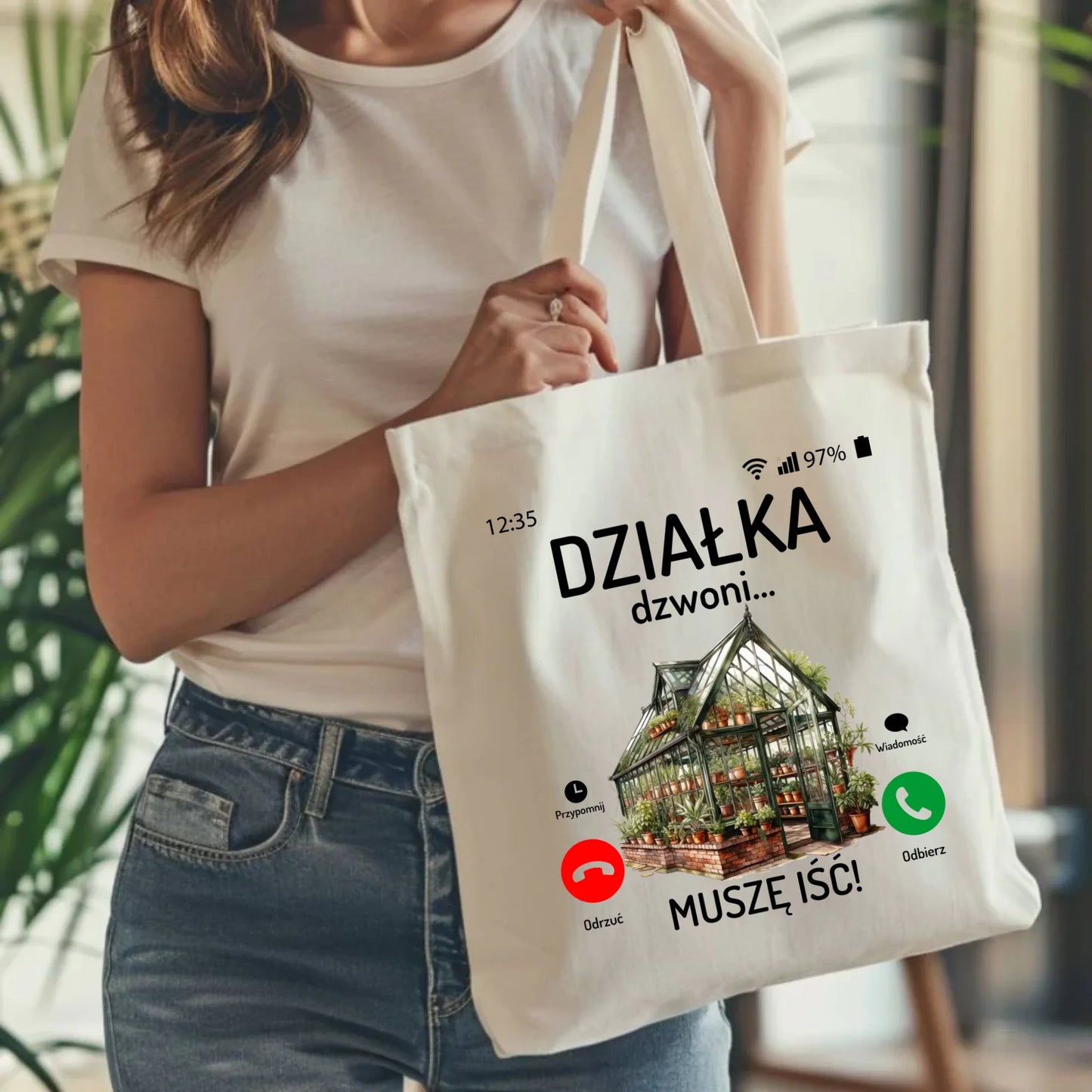 Torba dla babci - Działka dzwoni muszę iść B41 - StoryCups.pl