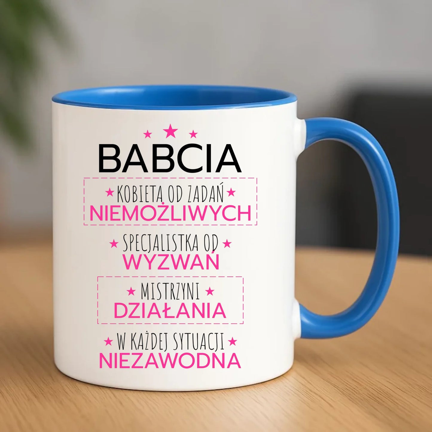 Kubek dla babci - Babcia kobieta od zadań niemożliwych B30 - StoryCups.pl